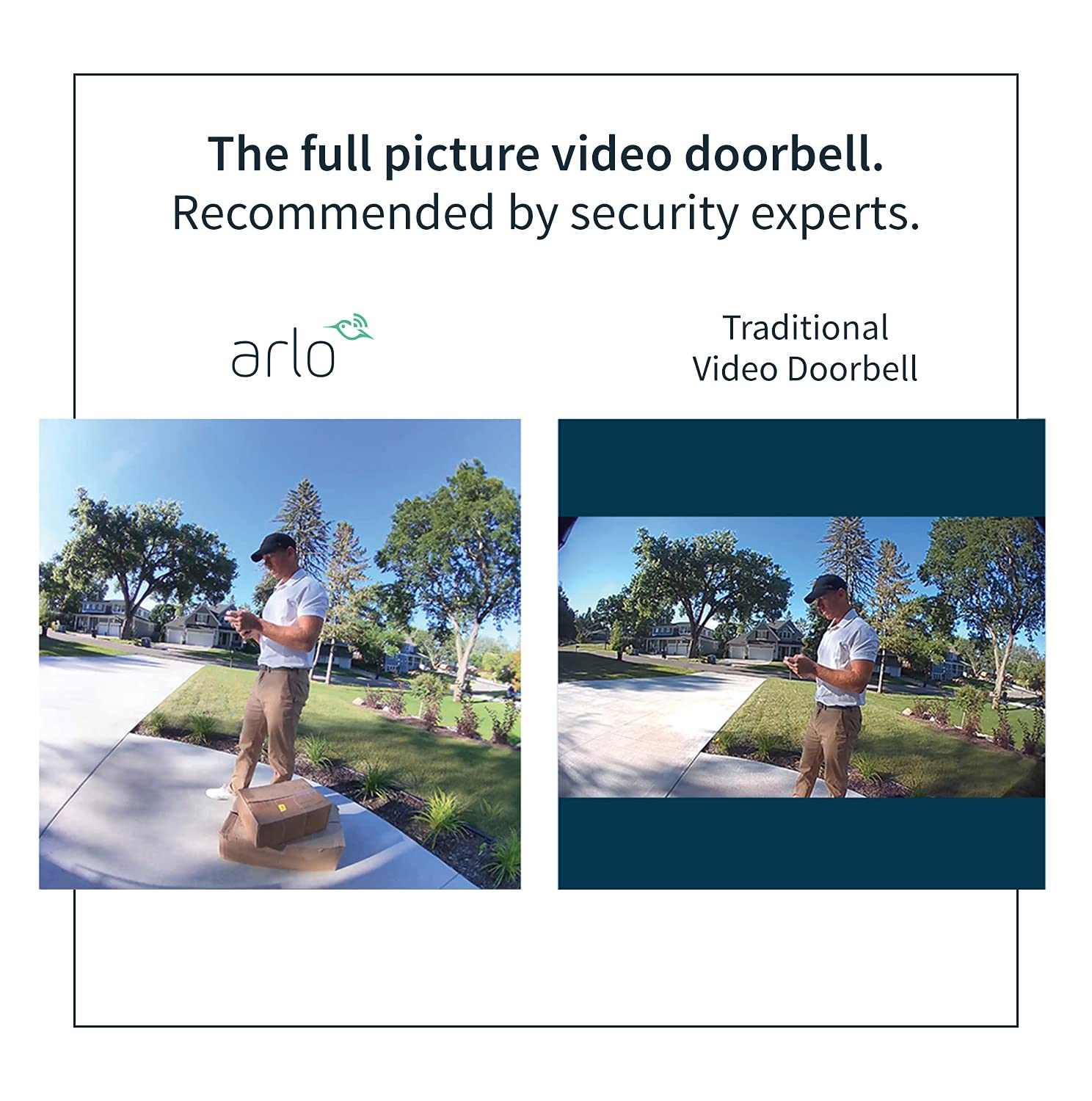 Arlo Essential Wireless Video Doorbell & Chime 2 Bundle, 1080P Hd Doorbell Camera Hd, 2 Way Audio, Package Detection, Motion Det