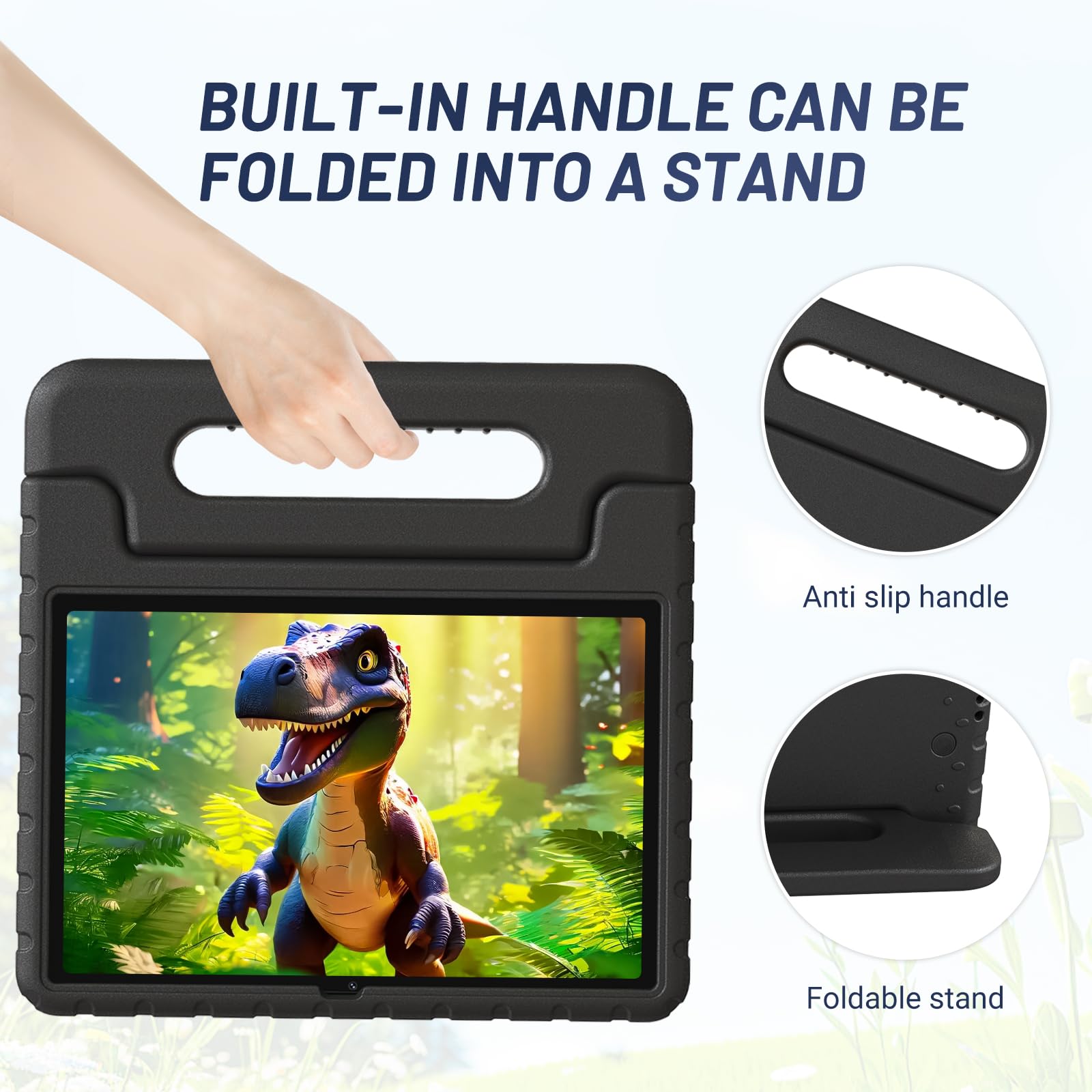 Simpleway Kid Case For Lenovo Tab M11 2024 Release 11 Inch Model(Tb330Fu/Tb330Xu), Lightweight Multi Angle Shockproof Protective