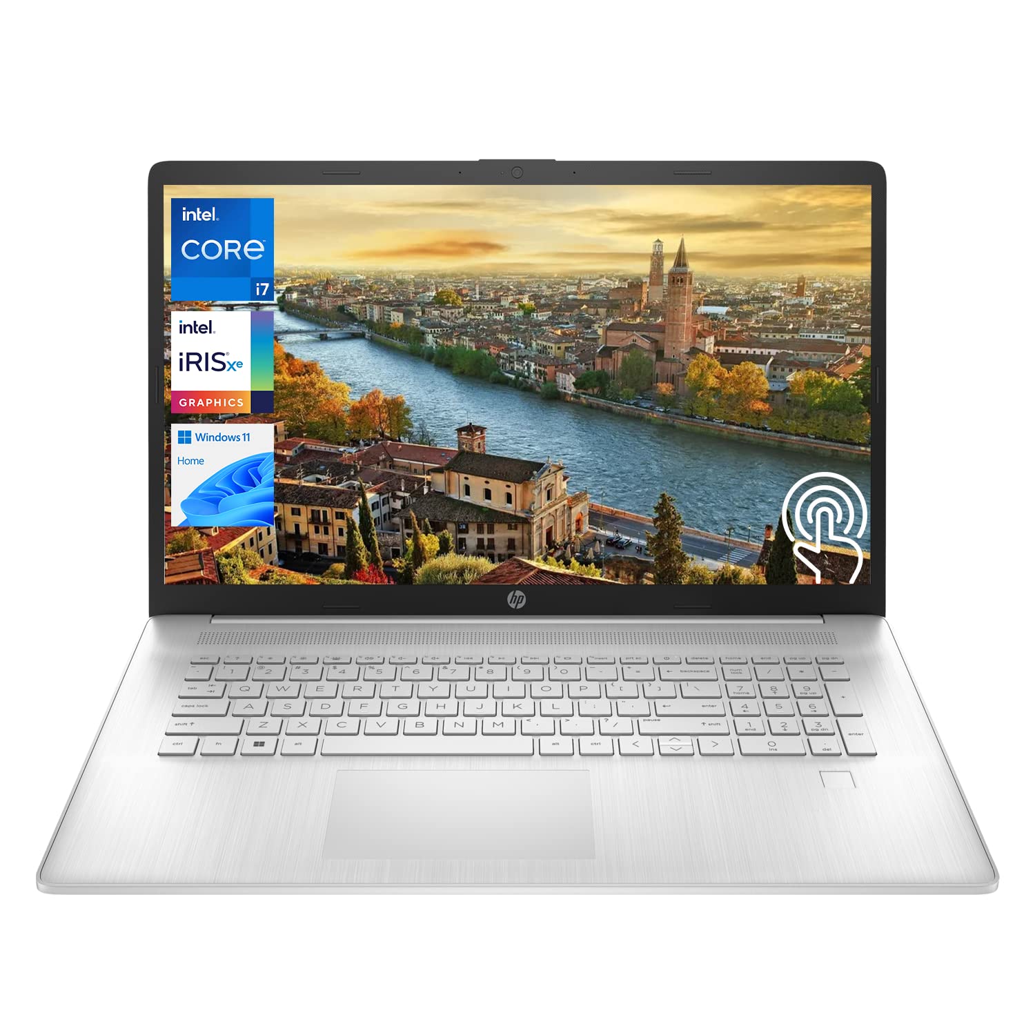 Hp 17.3'' I7 Laptop, 17.3    Hd+ Touchscreen Display, Intel Core I7 1355U, 64Gb Ram, 1Tb Pcie Ssd, Backlit Keyboard, Fingerprint