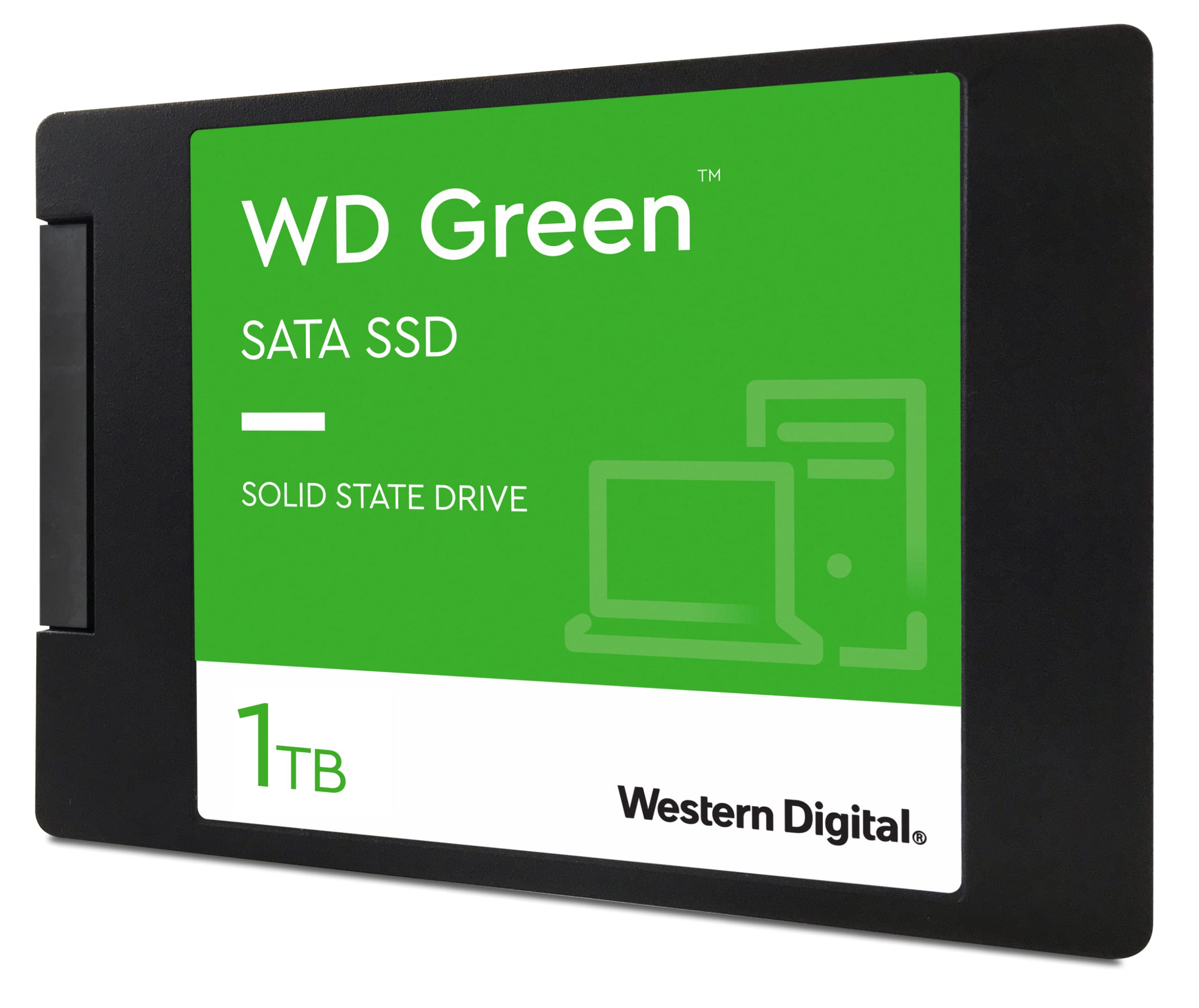 Western Digital 1Tb Wd Green Internal Pc Ssd Solid State Drive - Sata Iii 6 Gb/S, 2.5/7Mm, Up To 550 Mb/S - Wds100T2G0A