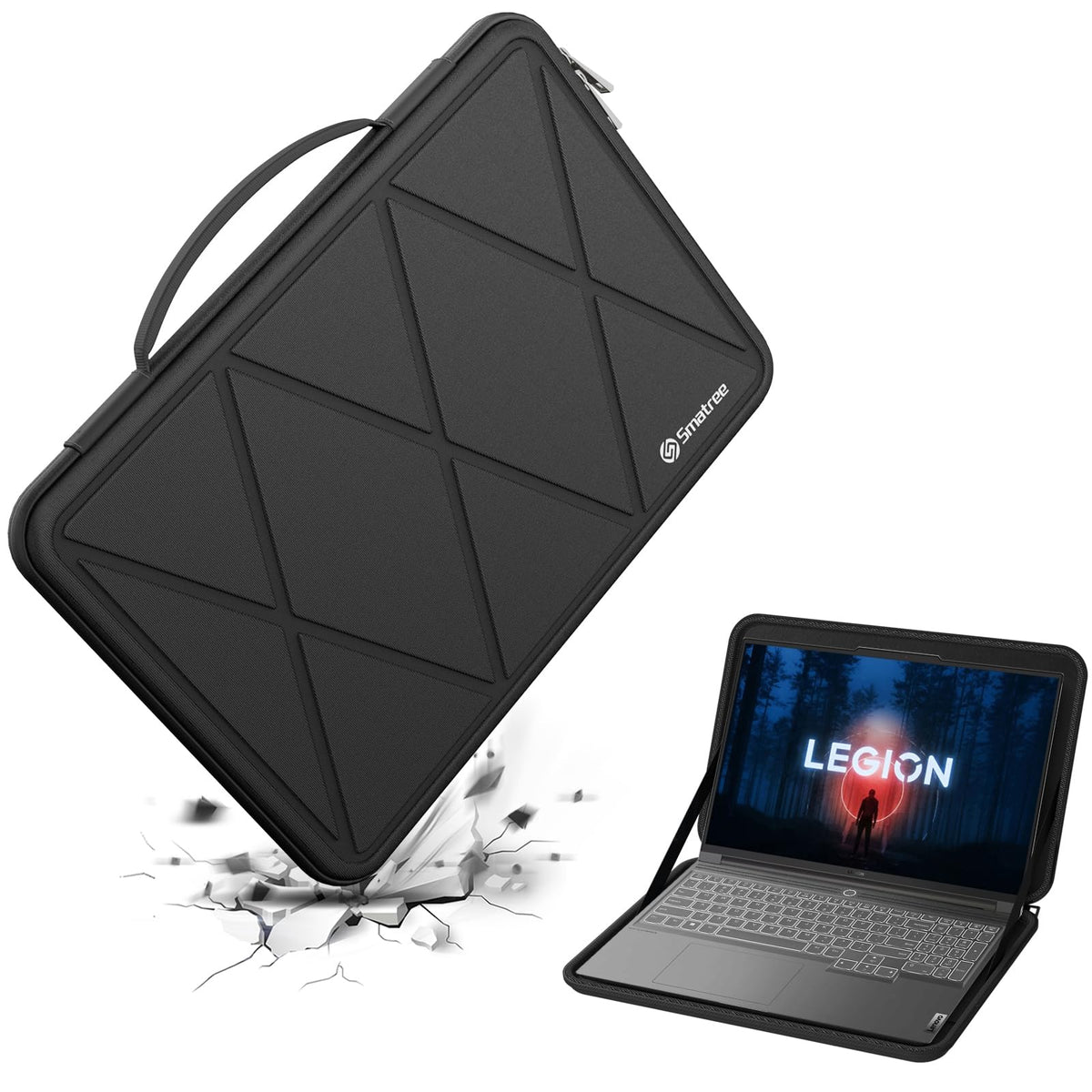 Smatree Hard EVA Protective Sleeve Compatible for 16inch Lenovo Legion 7i Gen 10/9,Legion 5i Gen 9,Legion Slim 7i Gen 9/8/7,Legion Slim 5i/5 Gen 9/8,Legion 5 Pro Gen 7, for 15.6inch LOQ Series(X8292)