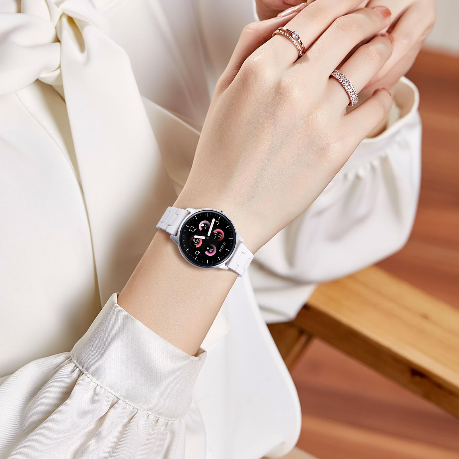 Binlun Resin Watch Straps 12 14 16 18 20 22 Mm For Women Replacement Watch Band 14 Colors Ladies Wrist Strap Smart Watch Bracele