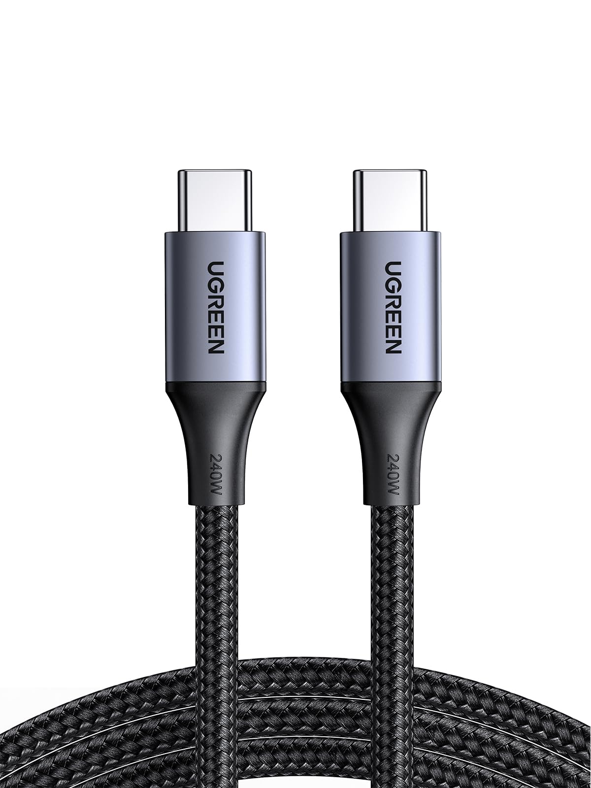 Ugreen 240W Usb C To Usb C Cable, Fast Charging Usb C Cable For Iphone 15 Pro Max, Samsung Galaxy S24/S23, Macbook Pro/Air, Ipad