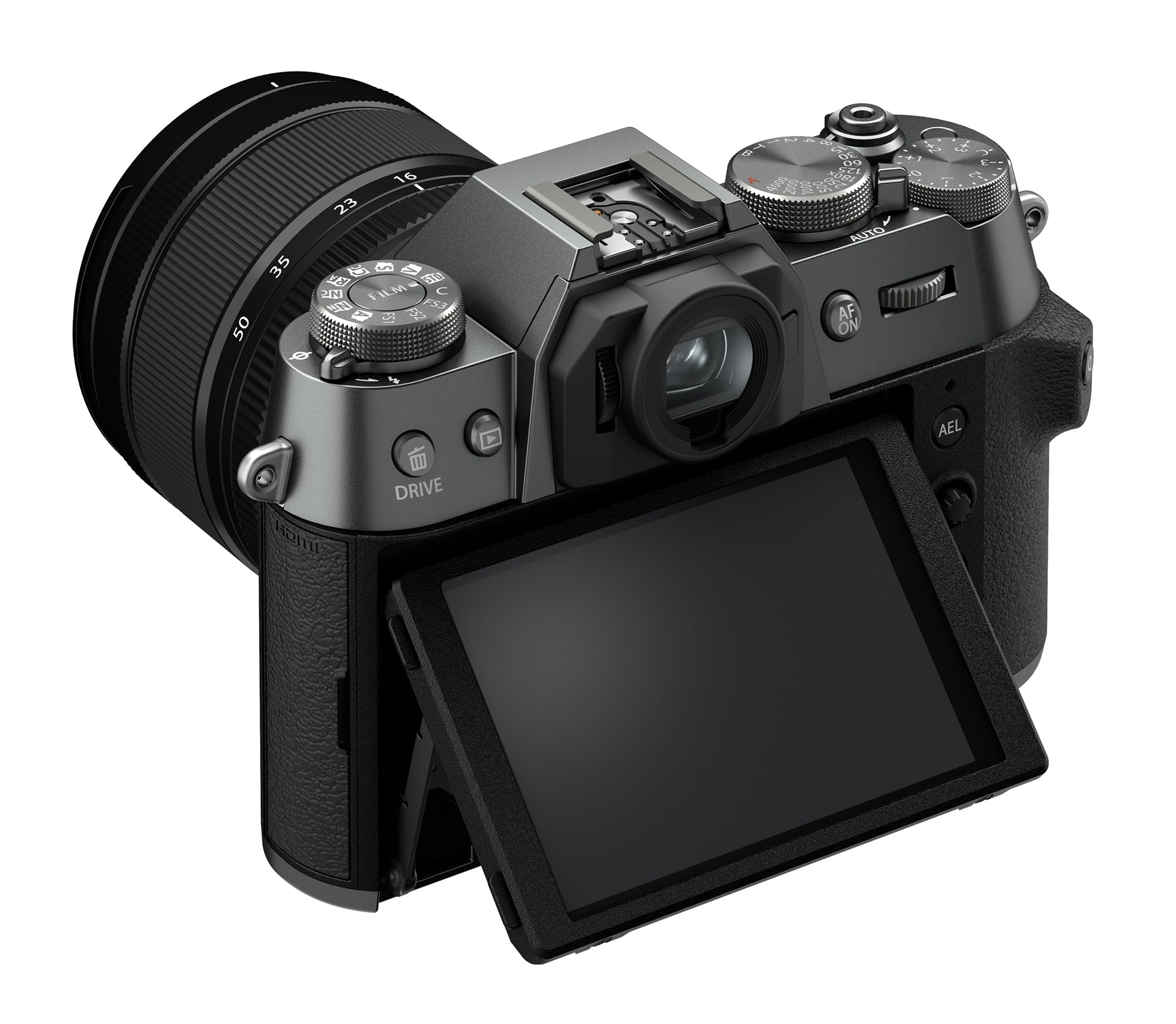 Fujifilm X-T50 Mirrorless Digital Camera Xf16-50Mmf2.8-4.8 R Lm Wr Lens Kit - Charcoal Silver