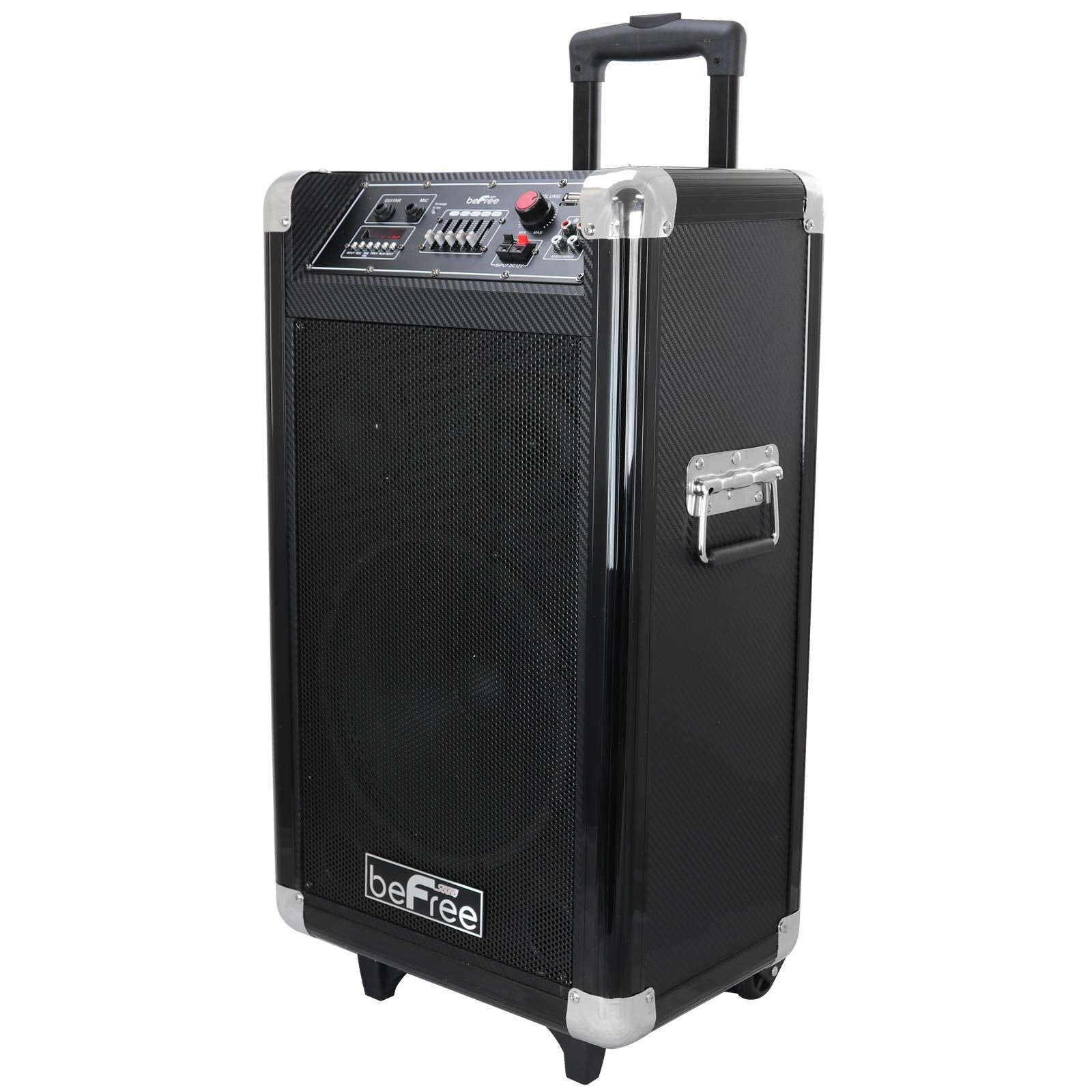 Befree Sound Sleek 10 Inch Professional Portable Bluetooth Pa Speaker With Remote Control, Microphone, Fm Radio, Sd And Usb Inpu