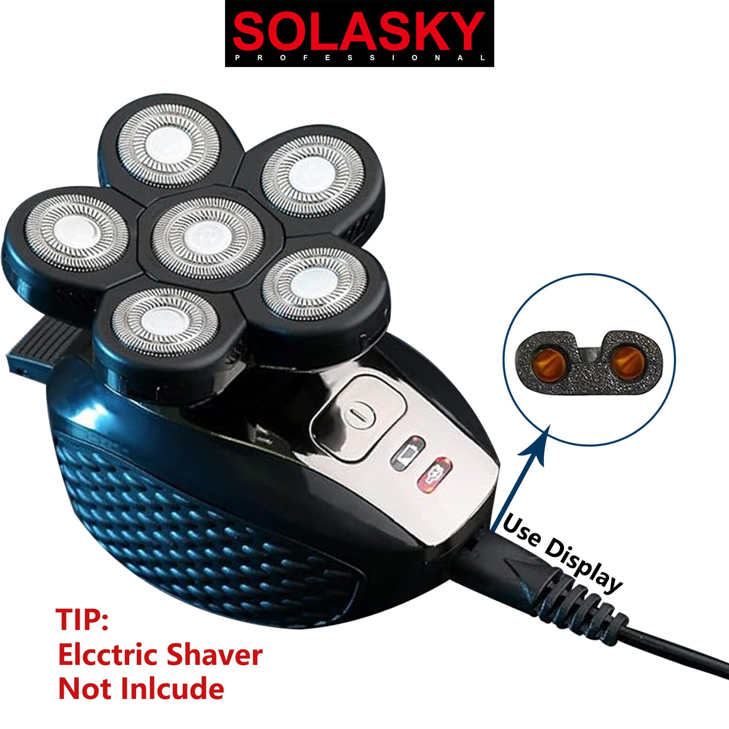 Solasky Universal Head Shaver Charger Cord Compatible With Bird Freedom Skull Shaver Head Shaver, Usb Charging Cable Charger Cor