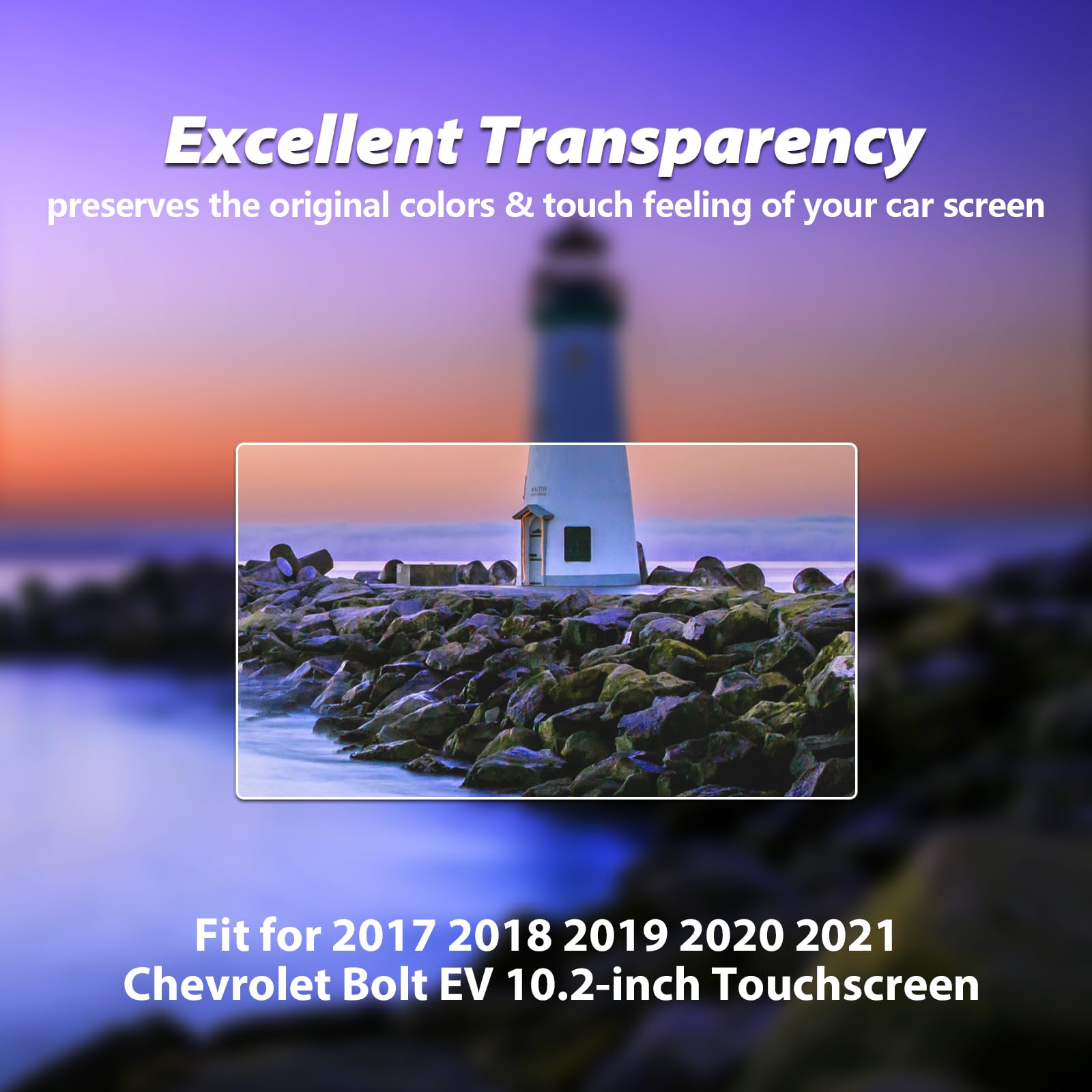 Luwu For Chevrolet Bolt Ev Screen Protector 10.2 Inch 2017 2024 Chevrolet Bolt Ev Touchscreen 2023 2024 Chevrolet Bolt Accessories Infotainment Display Bolt Ev 1Lt/2Lt Screen Protector Foils Tempered