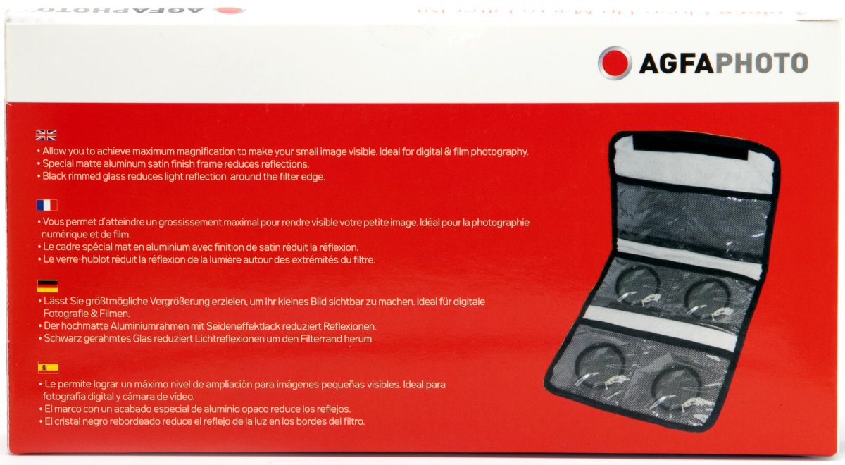 Agfa 4 Piece Close Up Macro Multi Coated Filter Kit 52Mm (+1+2+4+10) Apcuf452