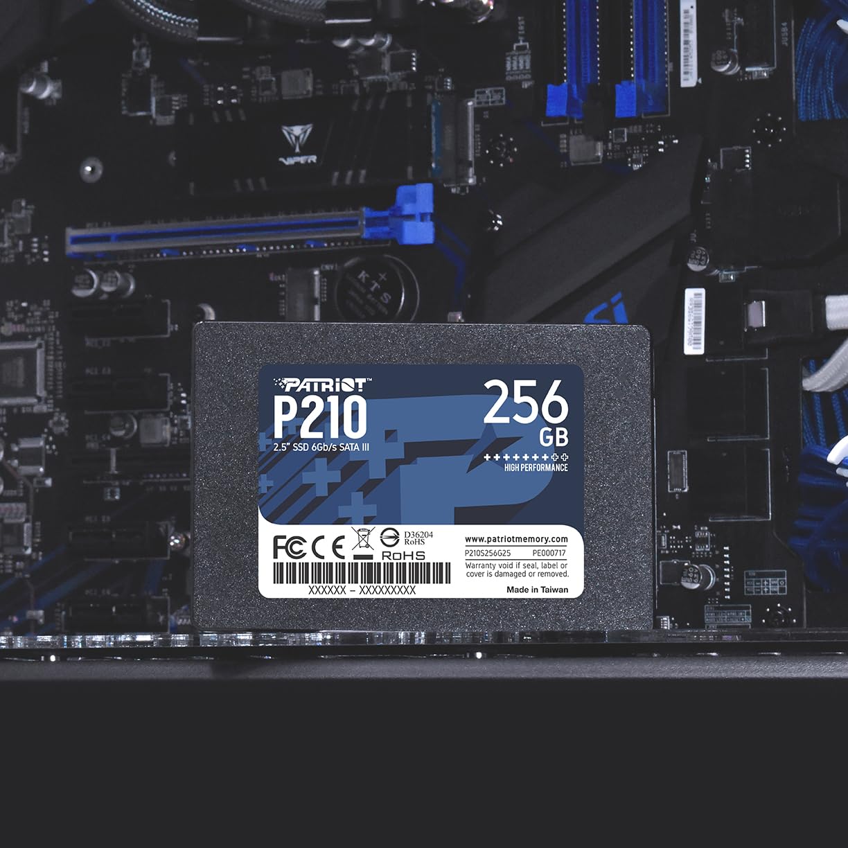 Patriot Memory P210 Sata 3 256Gb Ssd 2.5 Inch Internal Solid State Drive - P210S256G25