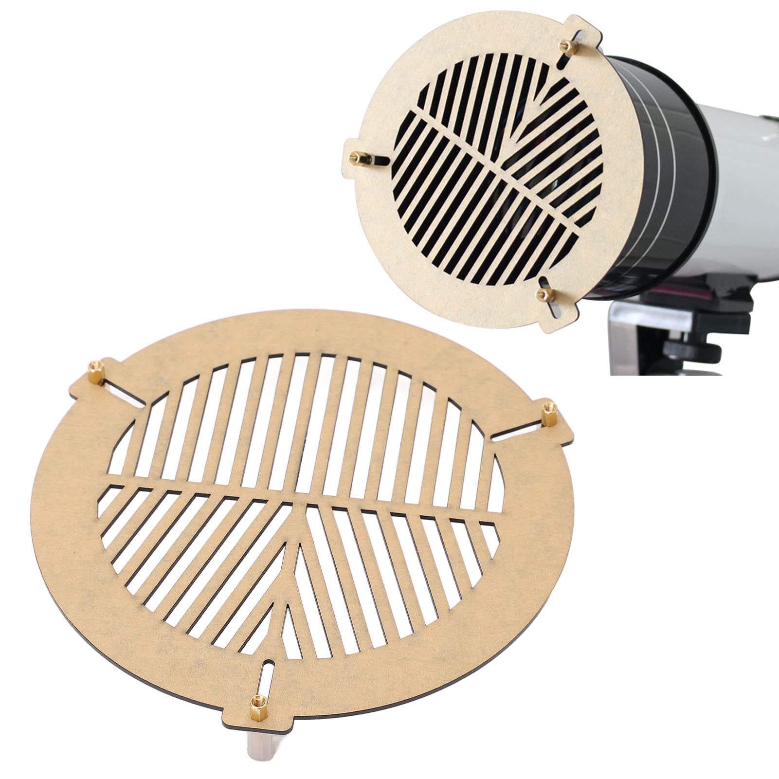 Bahtinov Mask Focusing Mask For Telescopes, Acrylic Telescope Focusing Mask For Outer Diameter From 120Mm 160Mm Diameter Telesco