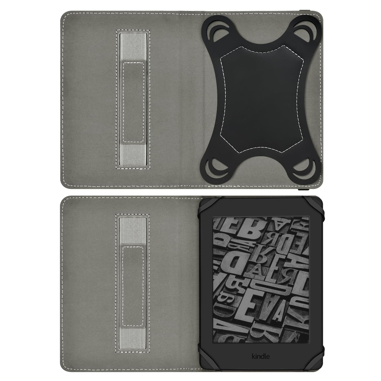 Generic Dafong Universal Case For 6 Ereaders Tablet, Lightweight Pu Leather Cover With Hand Strap For 6 Inch, Kobo/Voyaga/Sony/T