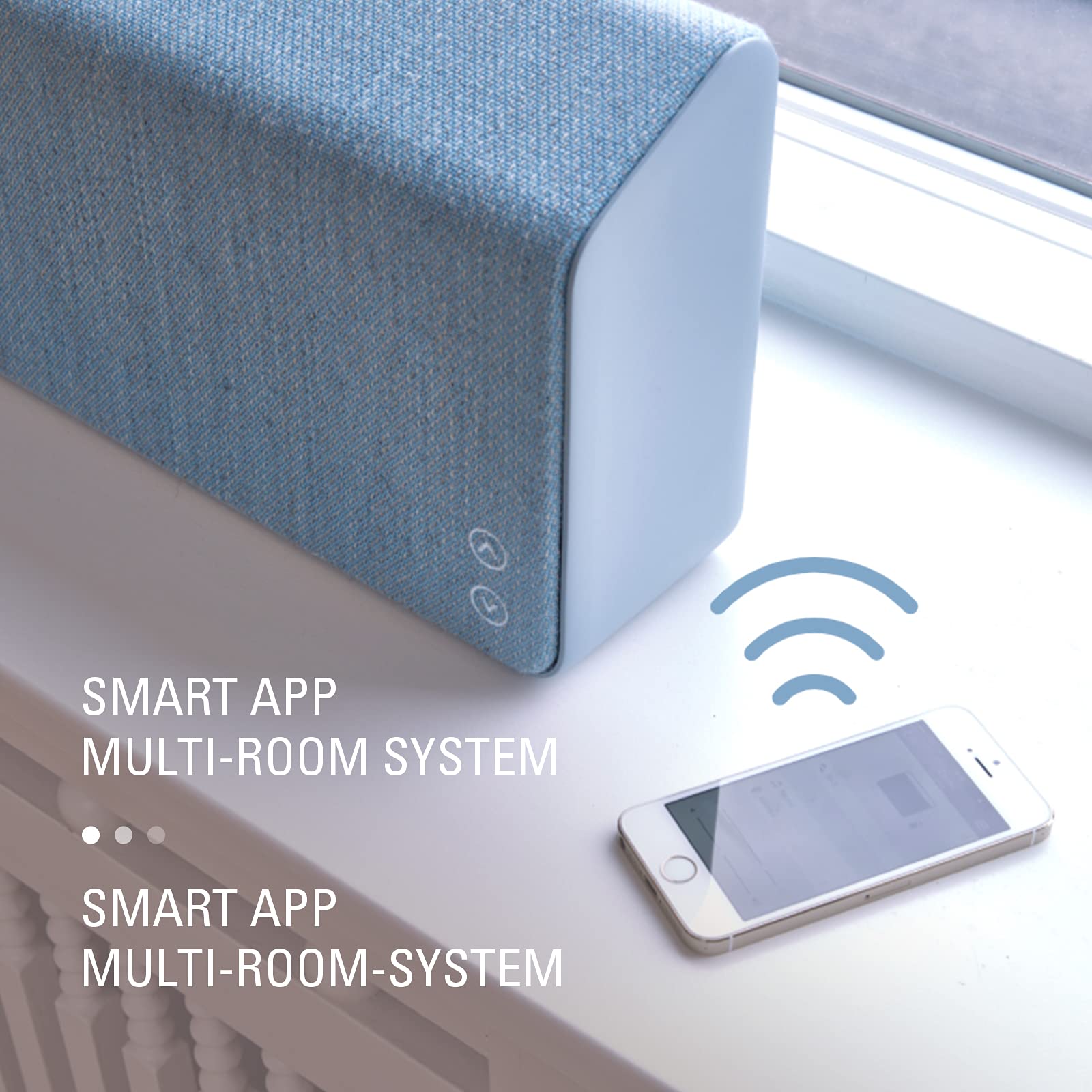 Vifa Stockholm 2.0 Bluetooth Soundbar, Nordic Design Soundbar, Highend Audiophile Speaker, High Performance Wireless Speaker Wit