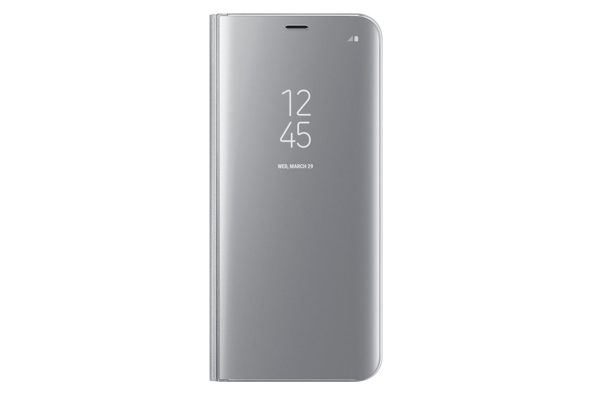 Samsung Ef Zg955Csegus Clear View Standing Cover Flip Case For Galaxy S8+, Silver