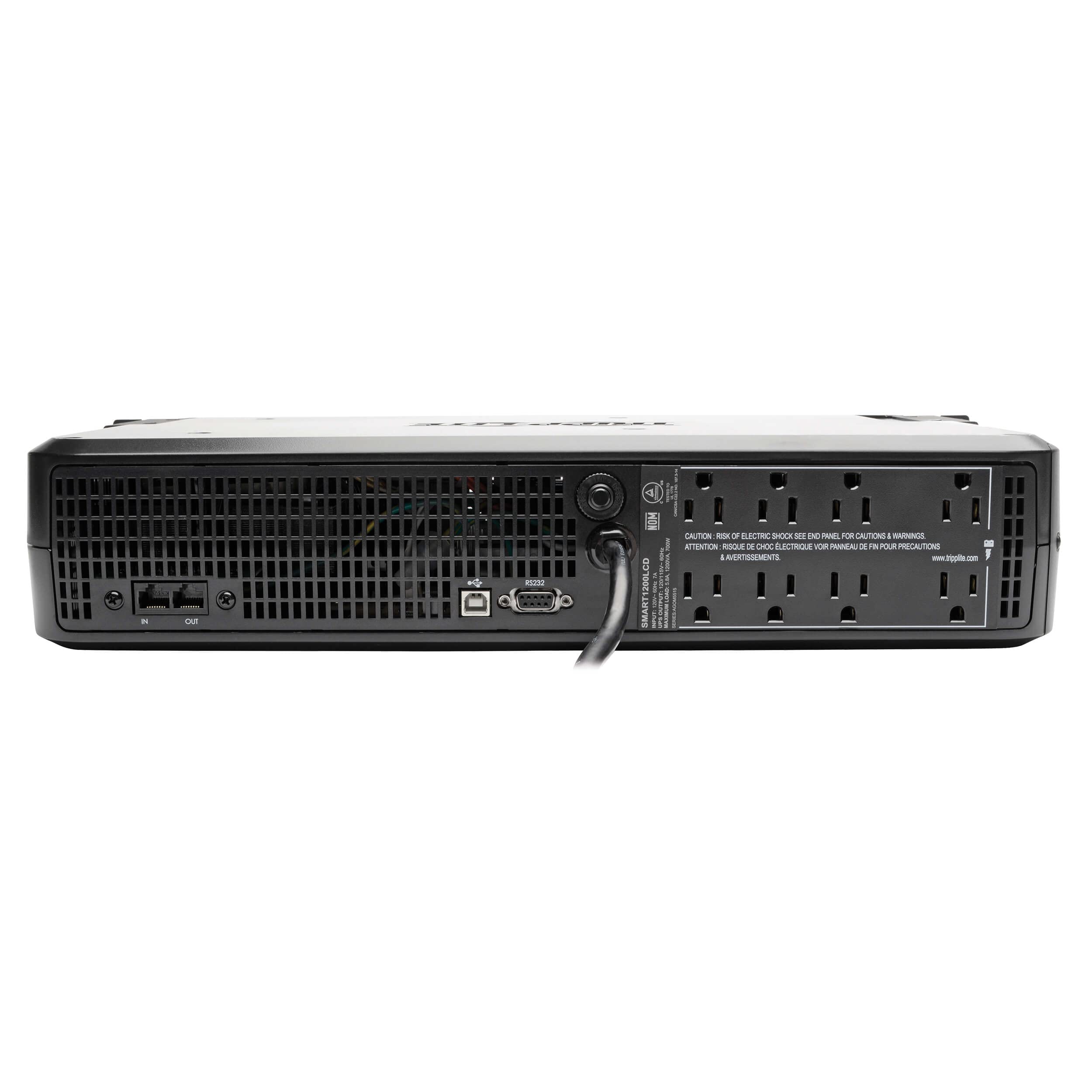 Tripp Lite Smart1500Lcd 1500Va Smart Ups Battery Back Up, 900W Rack Mount/Tower, Lcd, Avr, Usb, Db9, 3 Year Warranty & Dollar 25