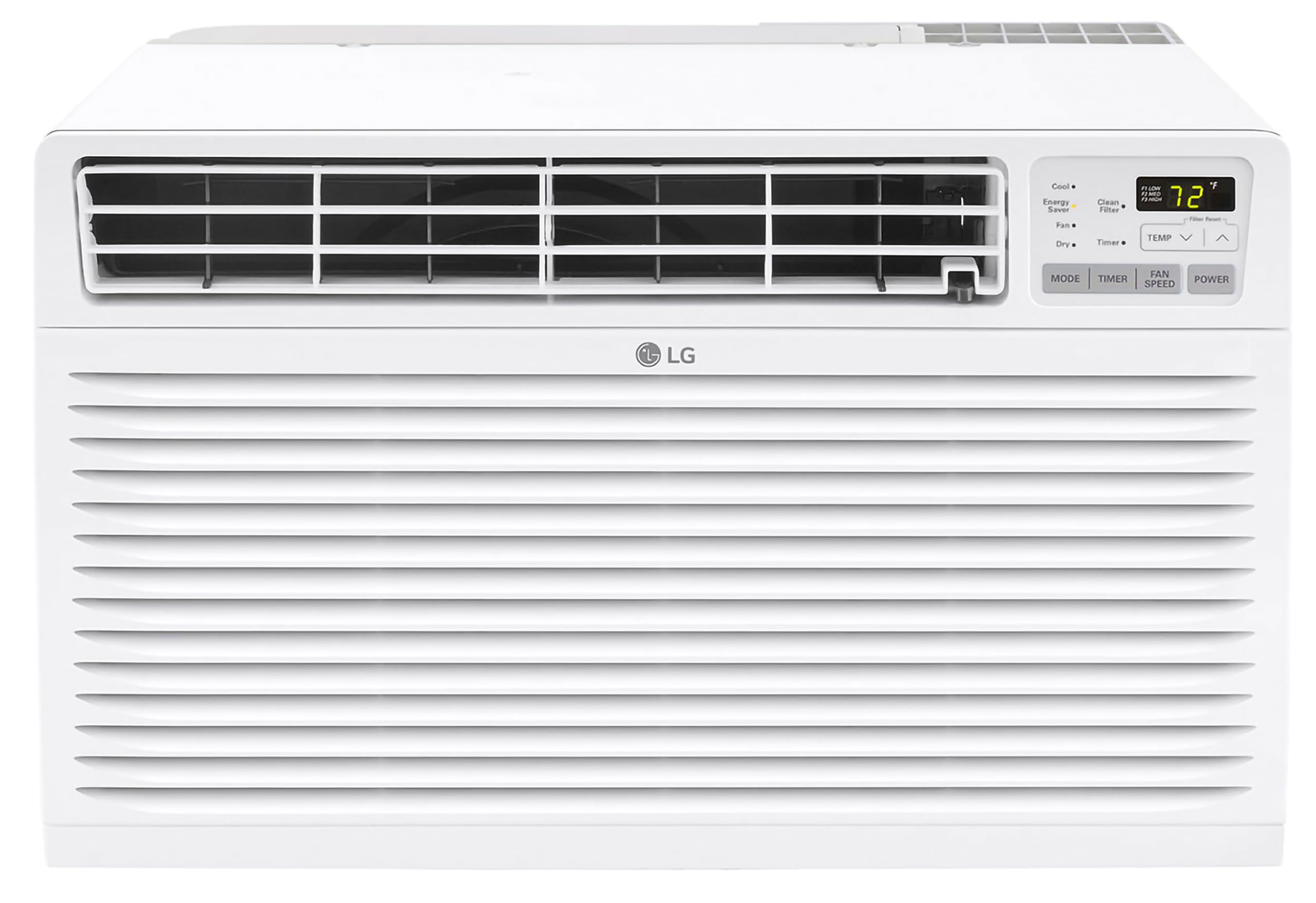 Lg 14,000 Btu Through The Wall Air Conditioner, Cools 750 Sqft (30 X 25 Room Size), Electronic Control With Remote, 3 Cooling  F