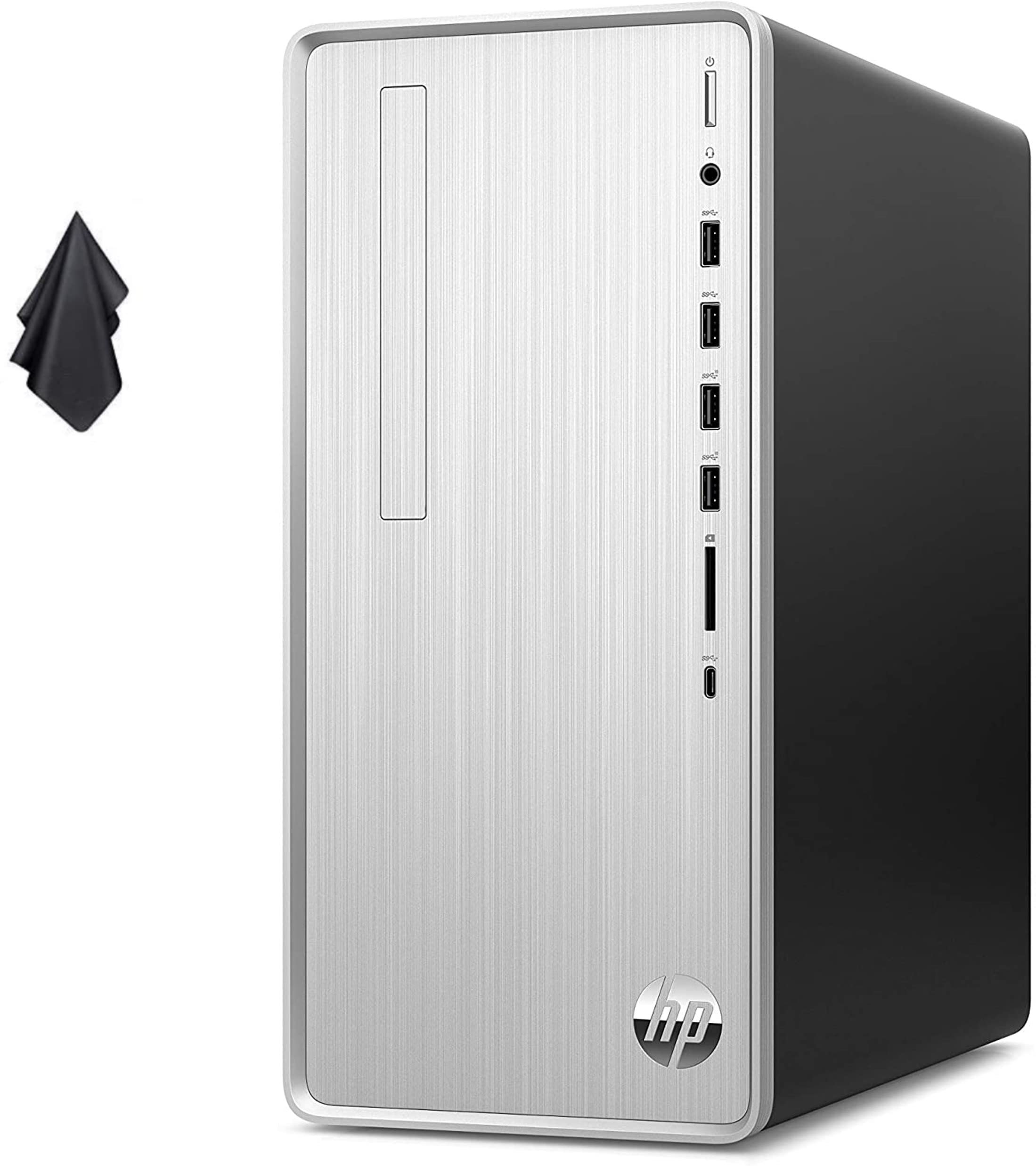 Hp 2022 Pavilion Tp01 Desktop Computer, Amd Ryzen 7-5700G (Beats Core I9-10900), Amd Radeon, 16Gb Ram, 1Tb Pcle Ssd, 9 Usb Ports