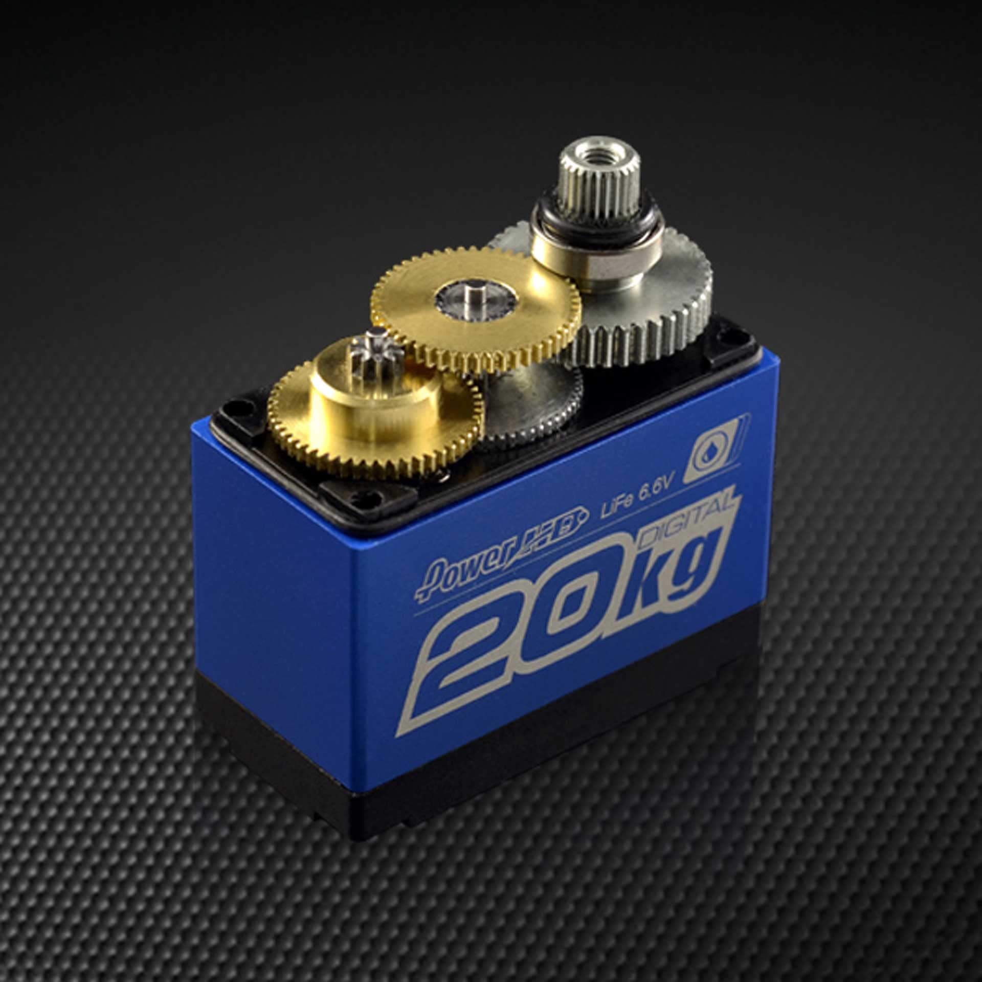 Power Hd Waterproof 4.8 6.6V Super Torque Digital Servo 0.16Sec/277.7Oz In/20Kg Cm For Crawler/Buggy/On Road #Lw 20Mg