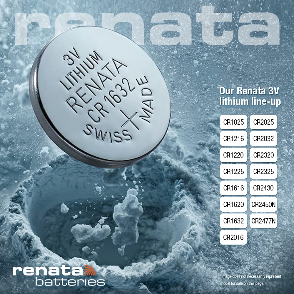 Renata Cr2430 Batteries   3V Lithium Coin Cell 2430 Battery (4 Count)