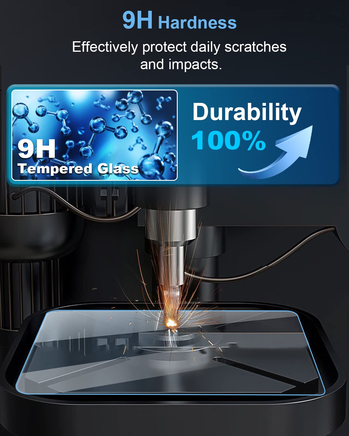 Weipin For 2022 2024 Sierra 1500& 2024 Sierra 2500Hd 3500Hd(Buttons On The Screen) 13.4 Inch Screen Protector For 2024 Sierra 15