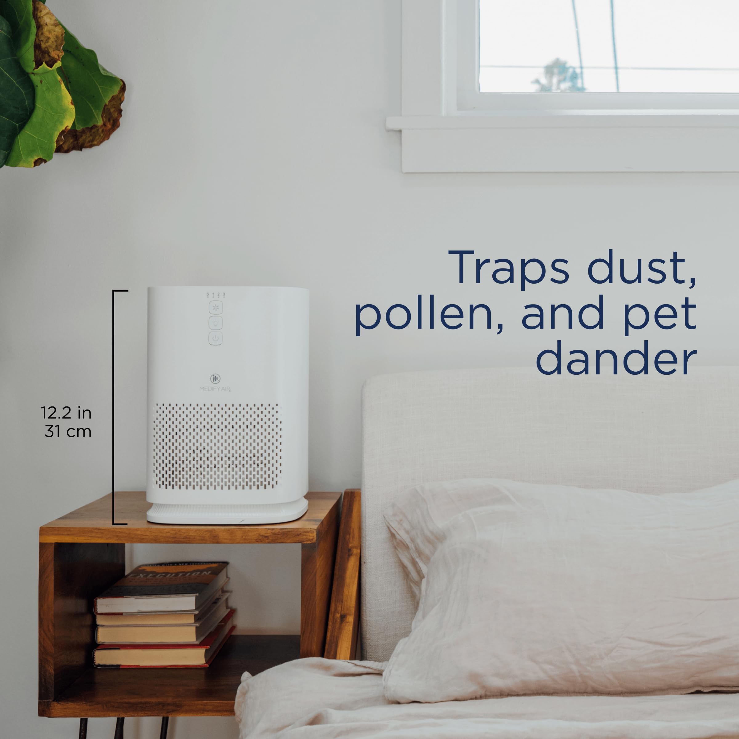 Medify Ma 14 Air Purifier With H13 True Hepa Filter | 200 Sq Ft Coverage | For Allergens, Smoke, Smokers, Dust, Odors, Pollen, P