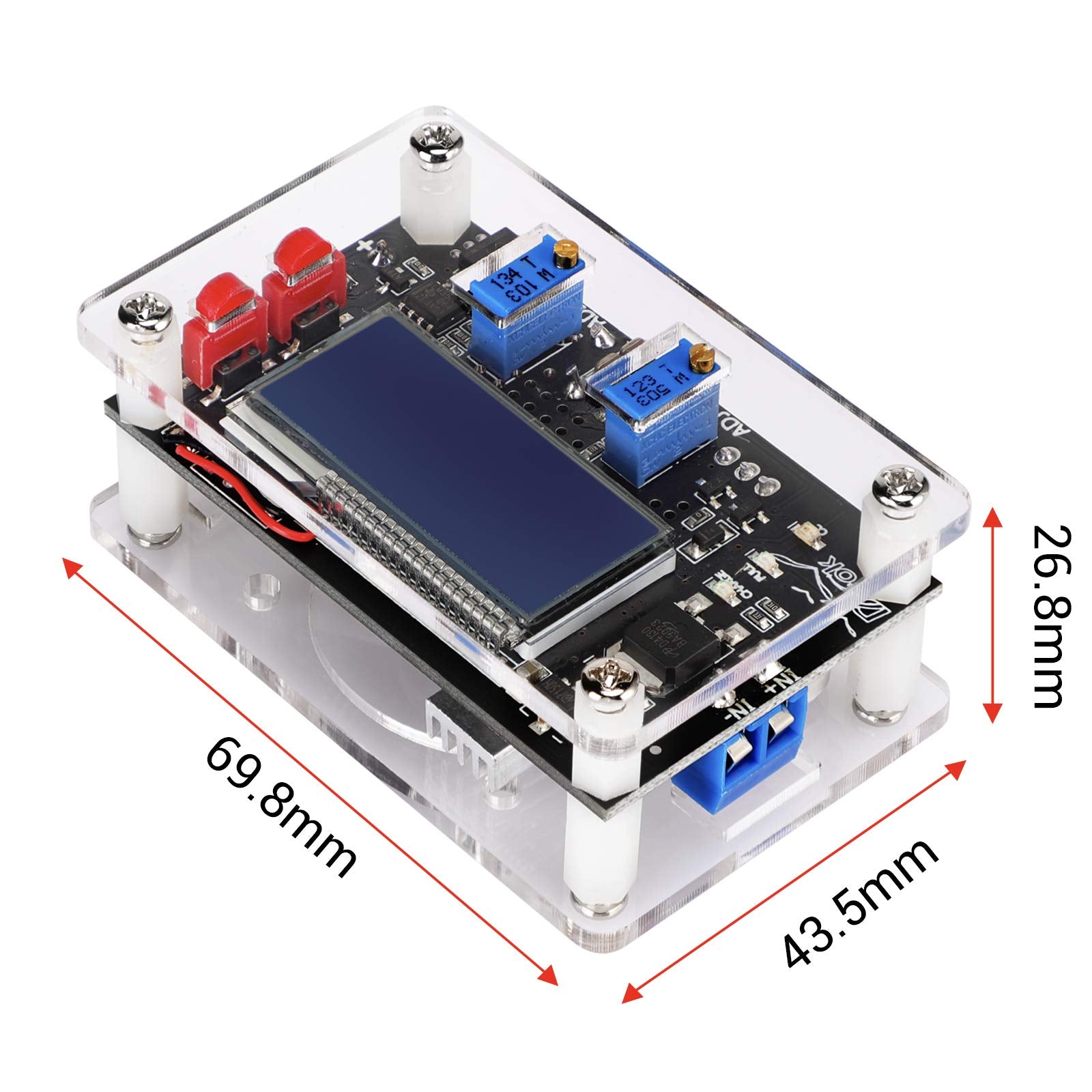 Drok Buck Boost Voltage Regulator, Drok Dc 6 30V To Dc 0.5 30V 5V 12V 24V Adjustable Voltage Converter, 4A 60W Power Supply Step