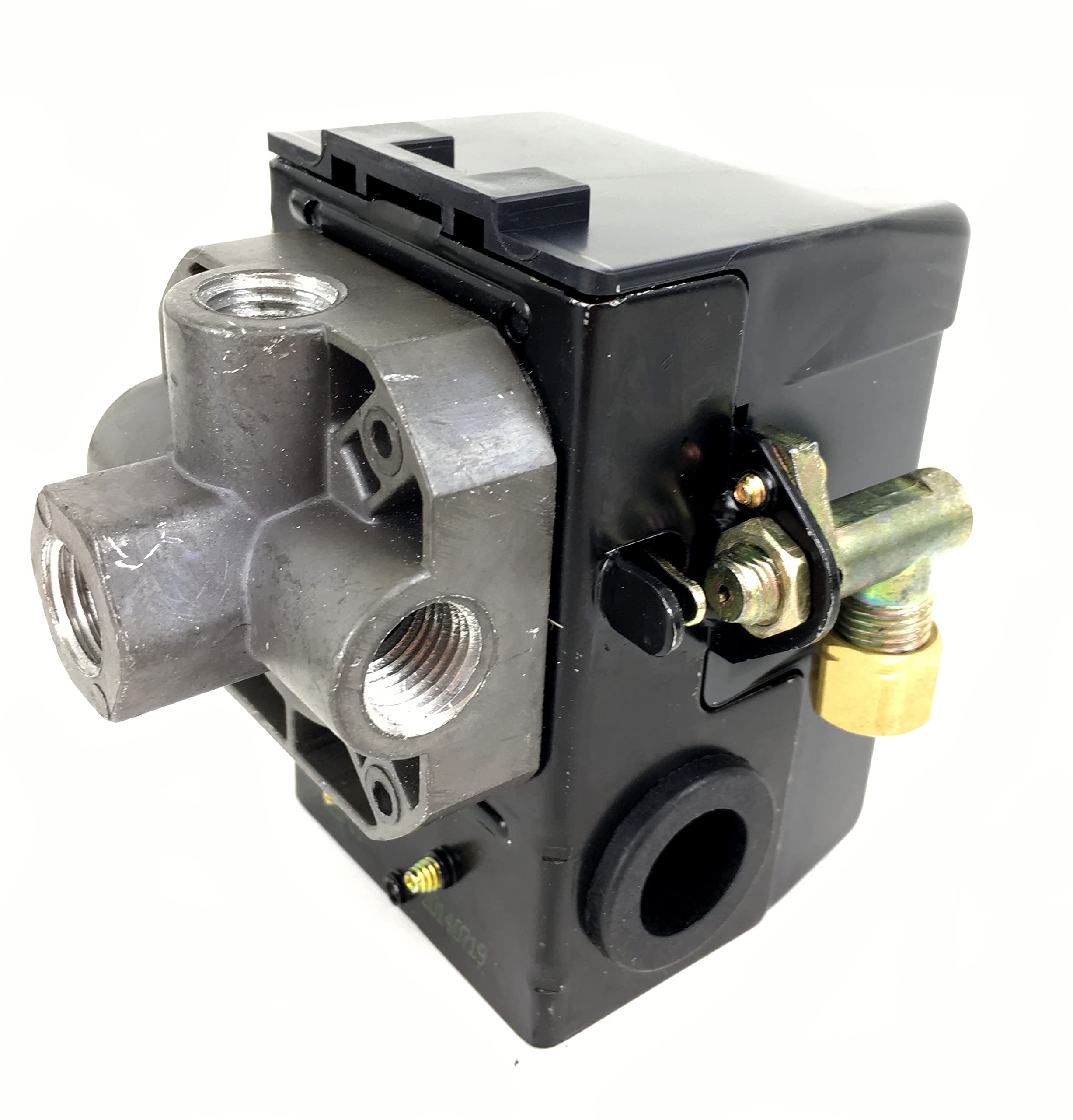 Husky Pressure Switch 4 Ports 125Psi Replacement W/Unloader 90 Degree Angle