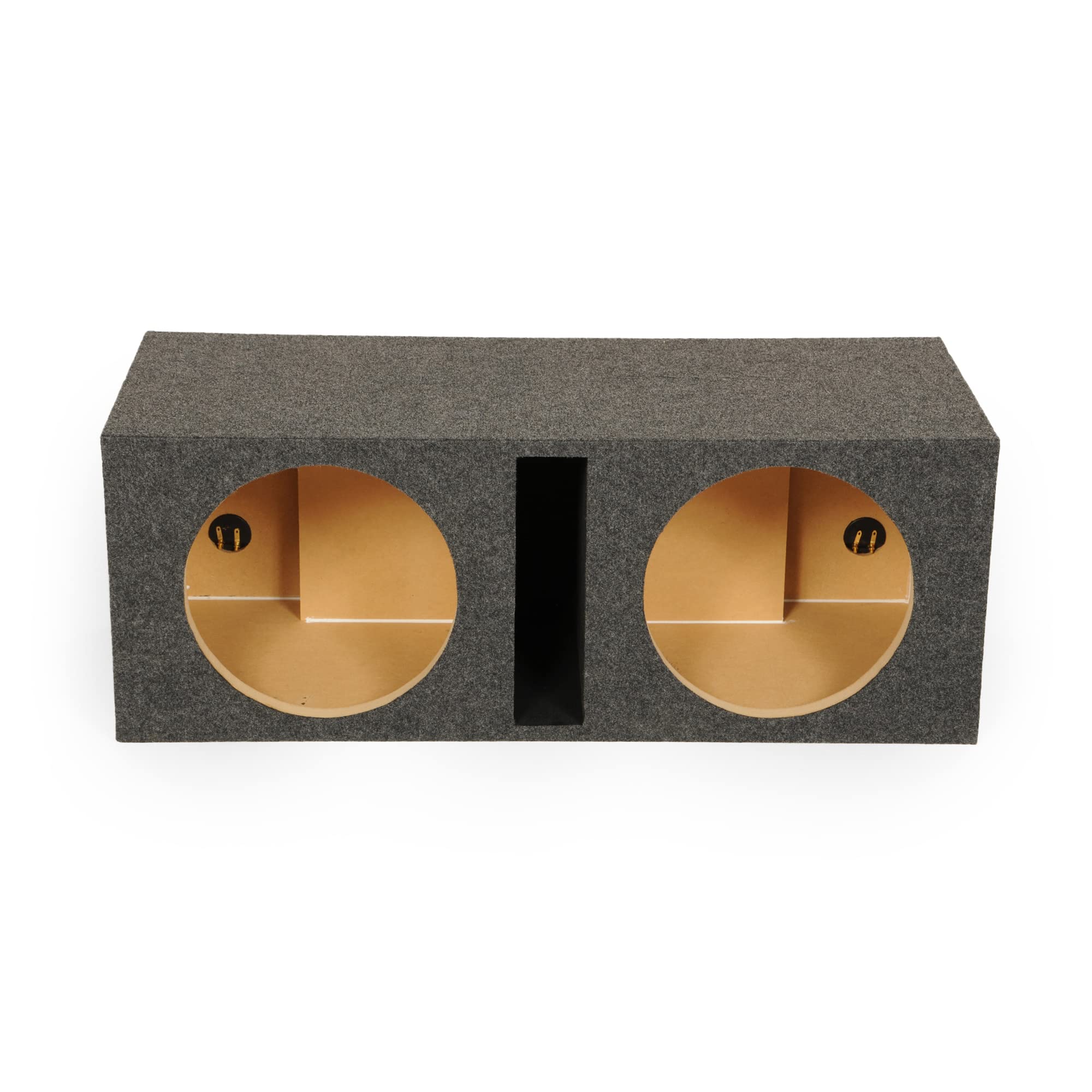 *Bass12* Empty Woofer Box Qpower; (2)12'' Slot Ported