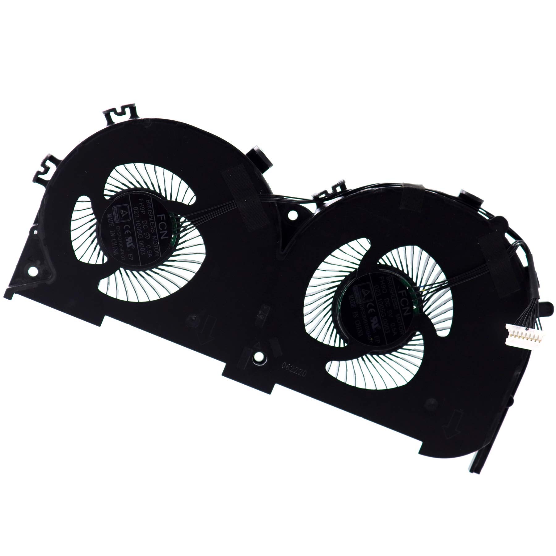 Deal4Go Cpu Cooling Fan Dfs2001059A0T W/Gpu Cooler Fan Dfs531005Pl0T Replacement For Lenovo Ideapad 700-15 700-15Isk