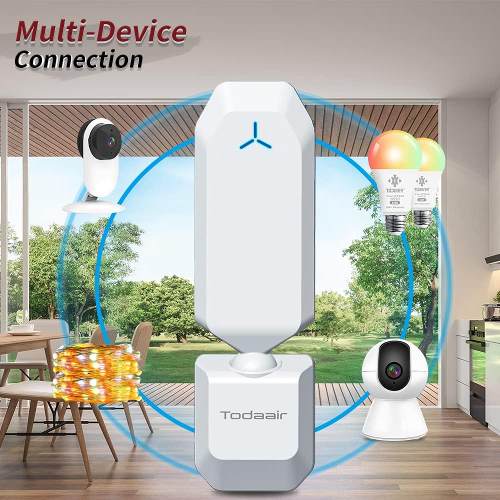 Wifi Extender 2.4Ghz&5Ghz 1200Mbps Wifi Booster, Covers 1290 Sq.Ft And 25 Devices, Wifi Booster And Signal Amplifier Wifi Repeat