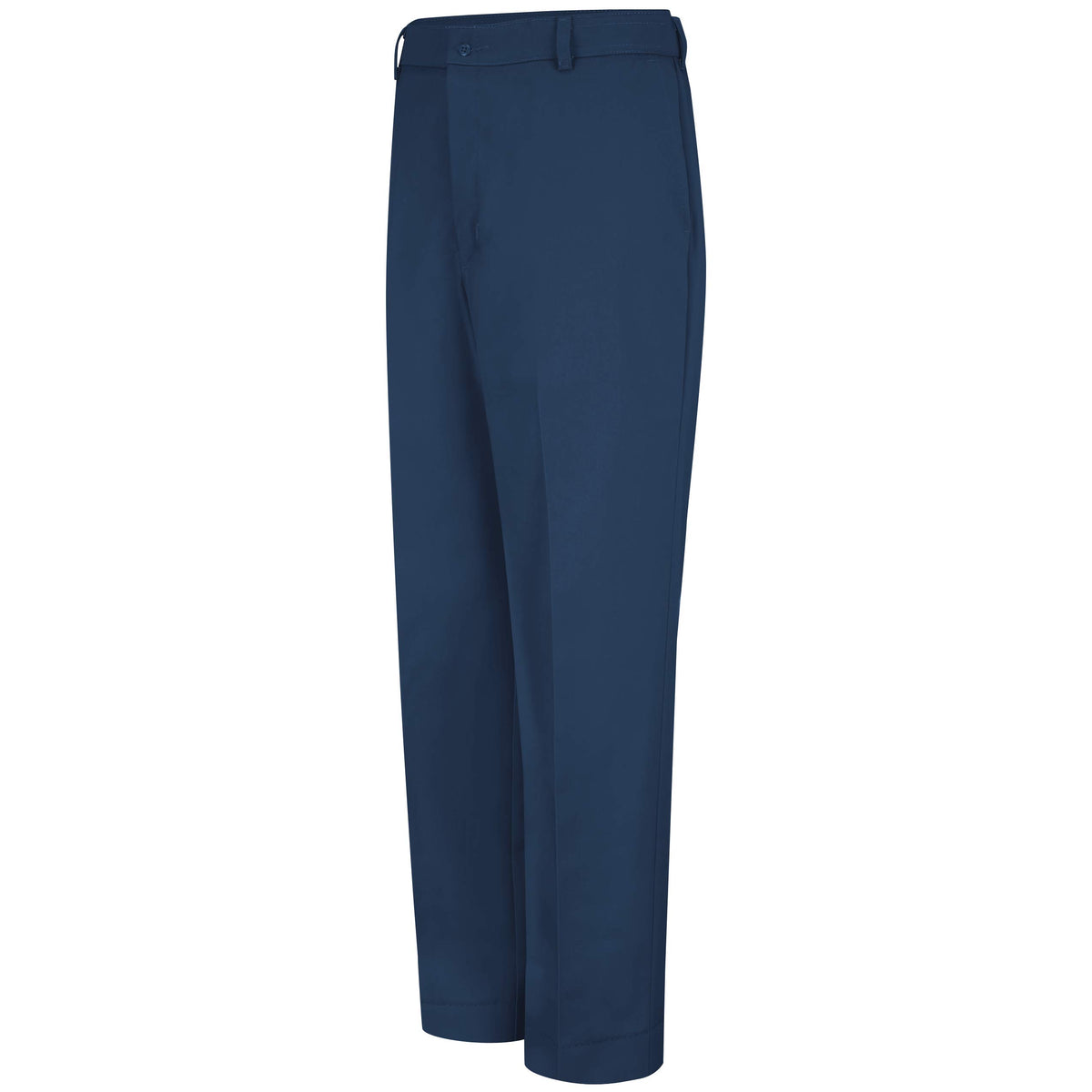 Red Kap Mens Stain Resistant, Flat Front Work Pants, Navy, 34W X 34L