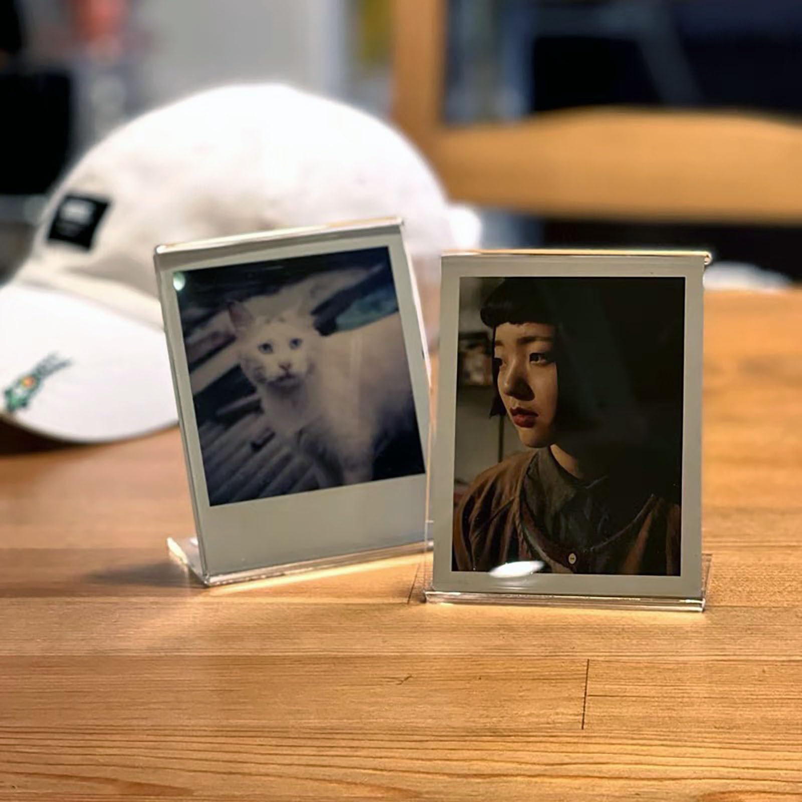 Lagipa 3.5 X 4.25    Polaroid Picture Frame For Polaroid Now I Type/600/Sx 70, Acrylic Picture Frame For Polaroid Onestep+/Insta