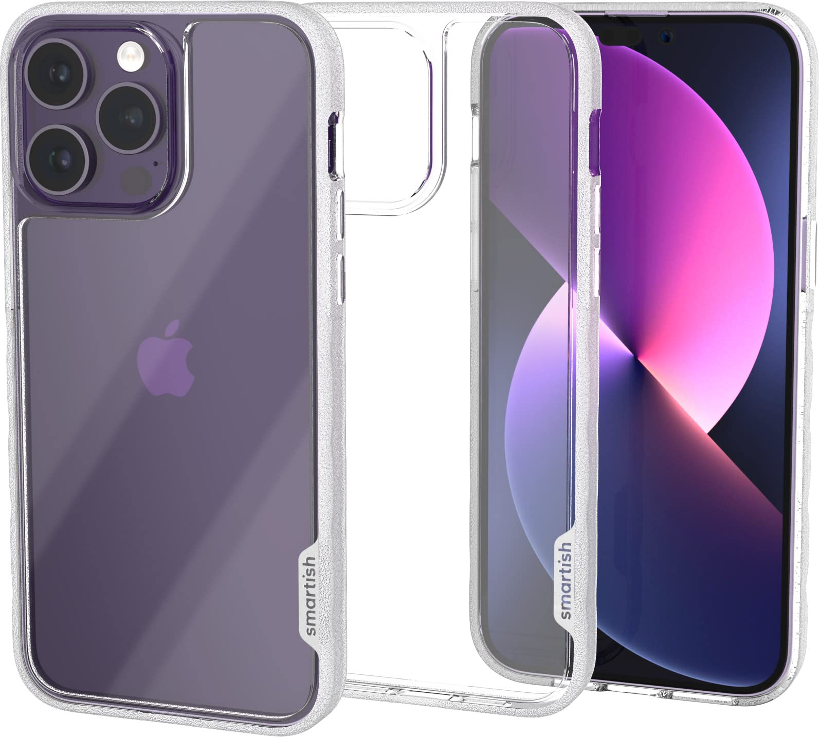 Smartish iPhone 14 Pro Max Slim Case - Gripmunk - [Lightweight + Protective] Thin Grip Cover - Nothin to Hide