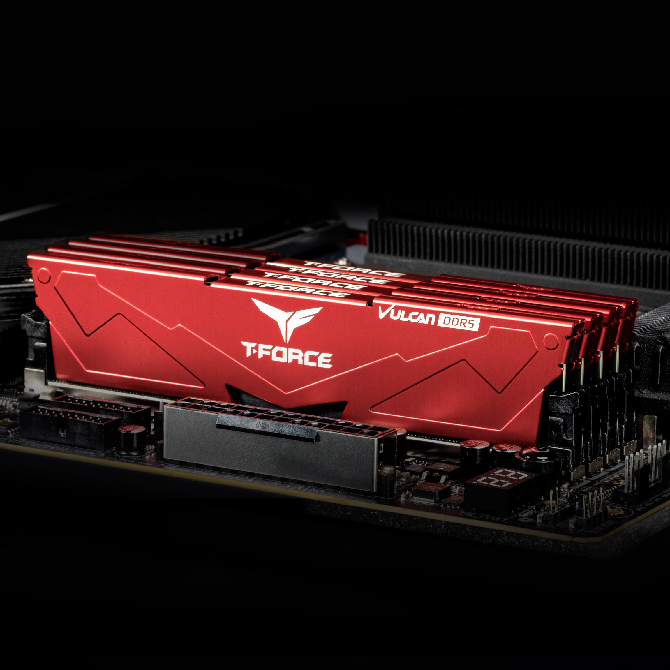 Teamgroup T Force Vulcan Ddr5 64Gb (2X32Gb) 6000Mhz (Pc5 48000) Cl38 Intel Xmp 3.0 & Amd Expo Compatible Desktop Memory Module R