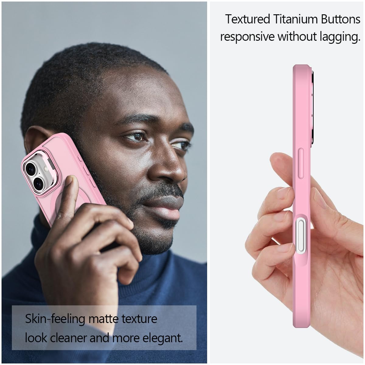 Nvollnoe For Iphone 16 Case Compatible With Magsafe Military Grade Shockproof Heavy Duty Protective Adjustable Kickstand Matte S