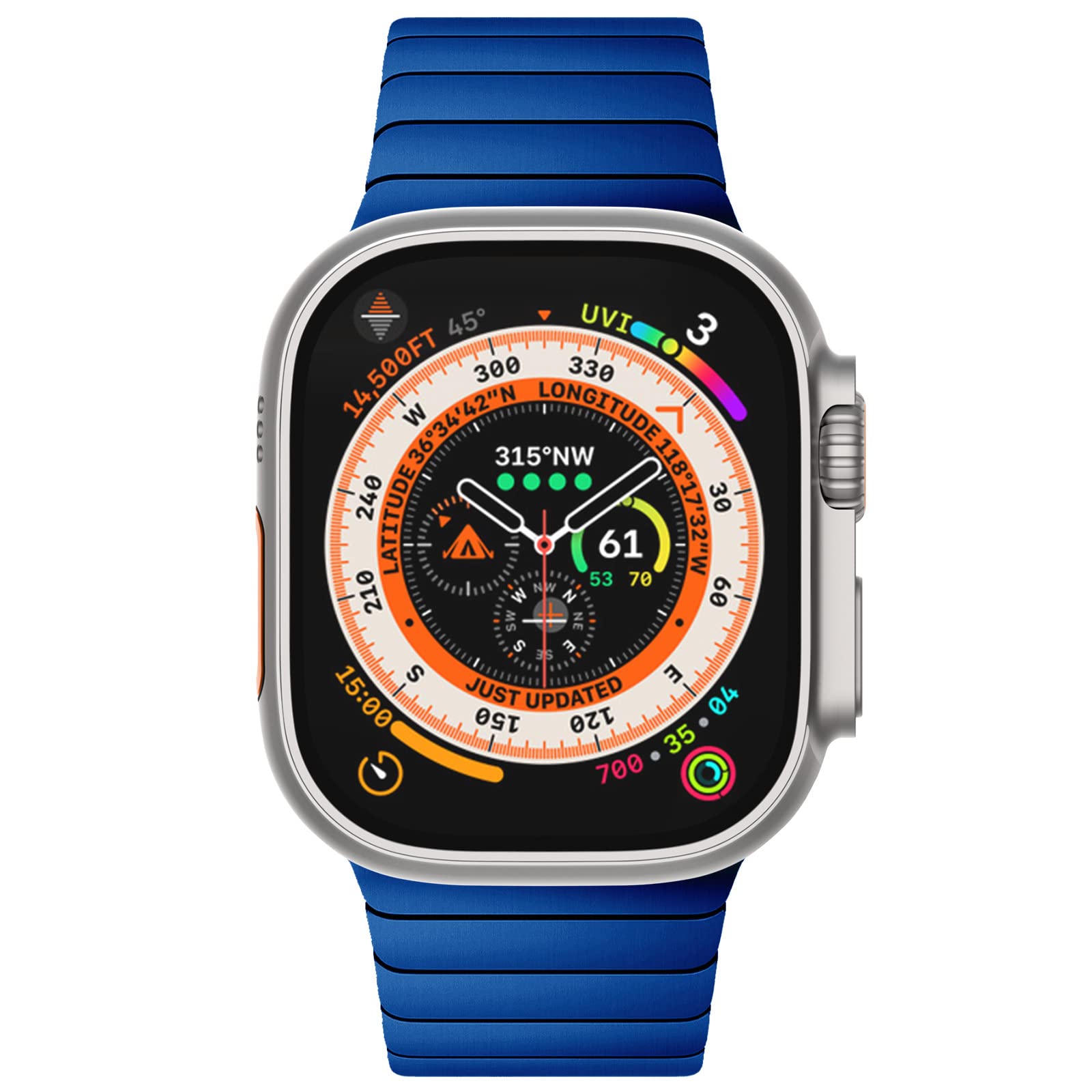 Newways Metal Band Compatible With Apple Watch Ultra 2 Band 49Mm Series 10 46Mm 45Mm(Series 9/8/7) 44Mm (Series 6/5/4 Se) 42Mm(S