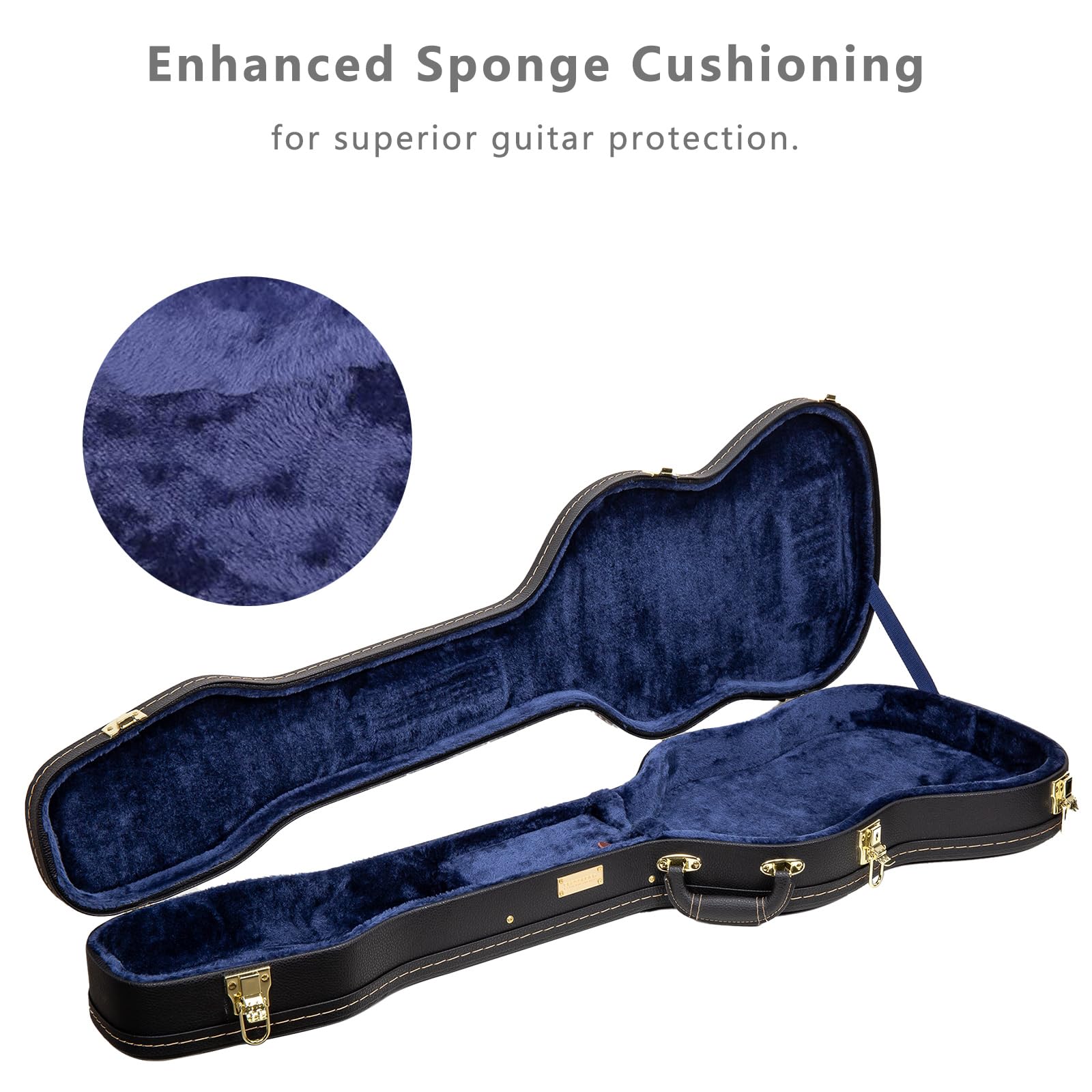 Crossrock Electric Case Fits Telecaster And Stratocaster Style Guitars In Black(Crw600Stbk)