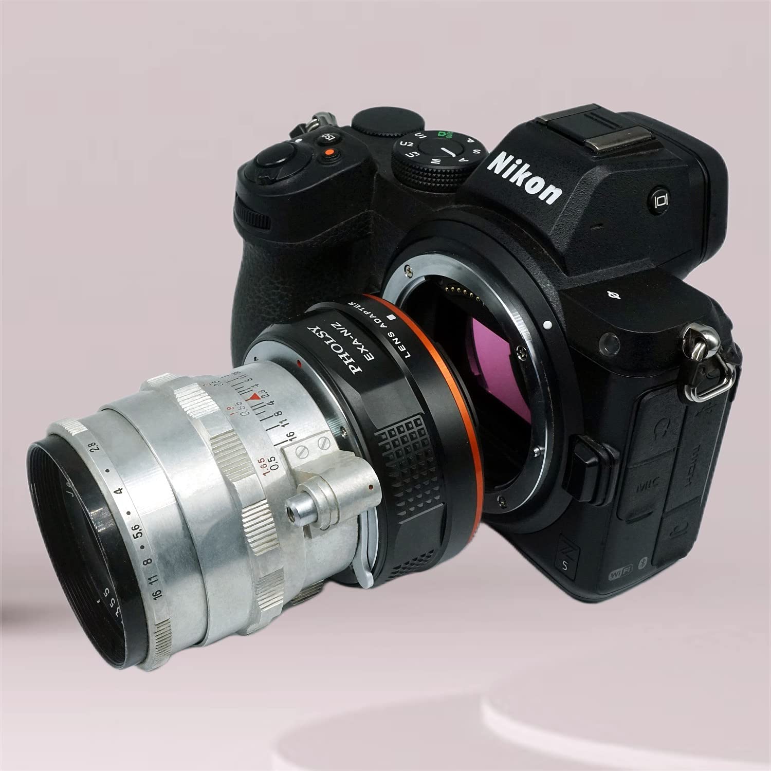 Pholsy Lens Adapter Compatible With Exakta Mount Lens (Not Compatible With Topcon) Compatible With Nikon Z Camera Compatible Wit