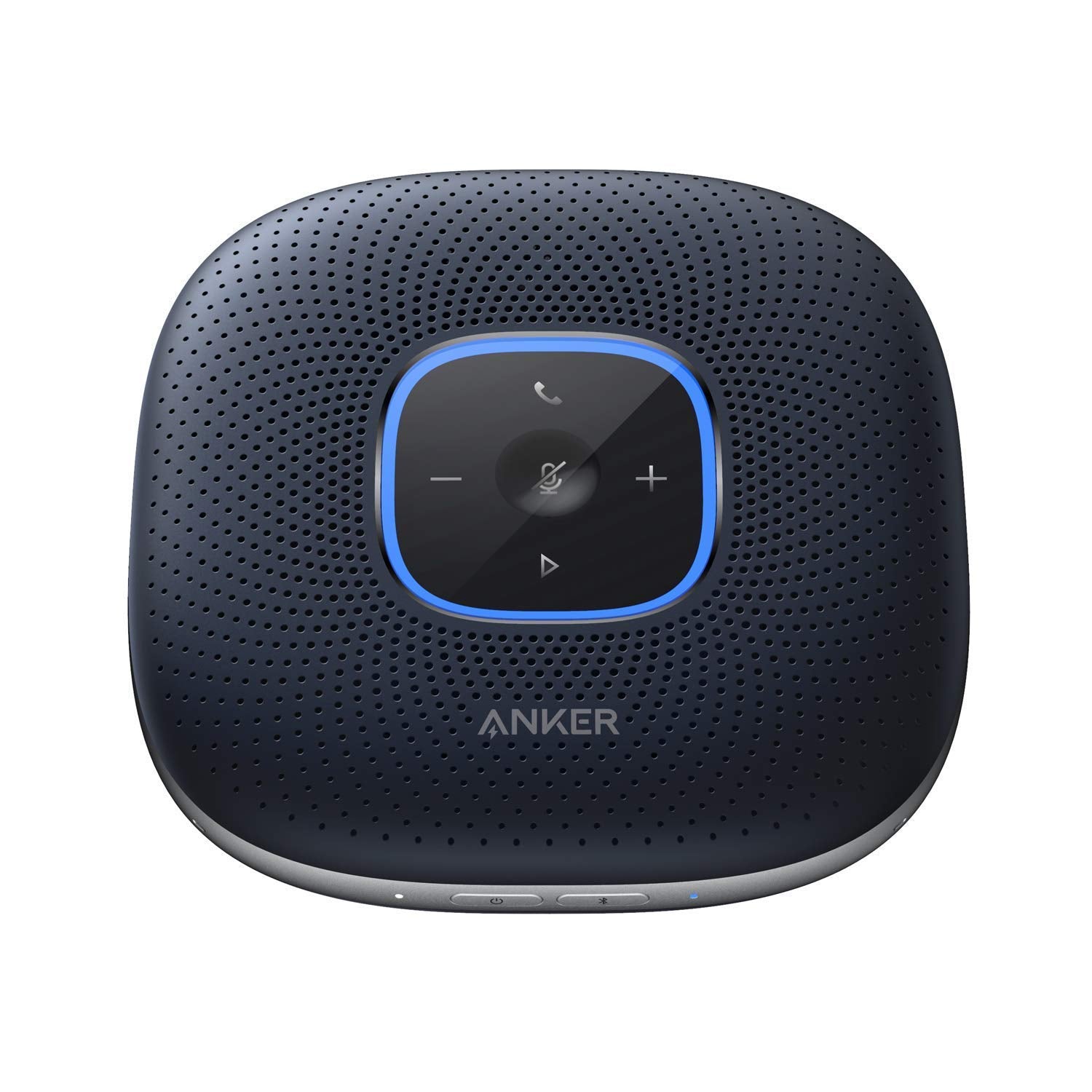 Anker Powerconf Bluetooth Speakerphone, Enhanced Voice Pickup, 6 Mics, Bluetooth 5, 24H Call Time, Zoom Certified, Usb C, Compat