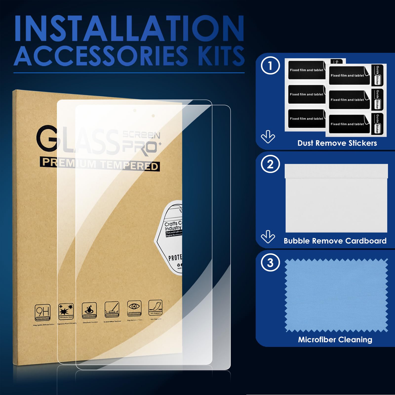 ?2 Pack?Screen Protector For All New Fire 7/ Fire 7 Kids Pro Tablet 7 Inch (9Th/ 7Th Generation, 2019/2017), Detuosi Ultra Clear