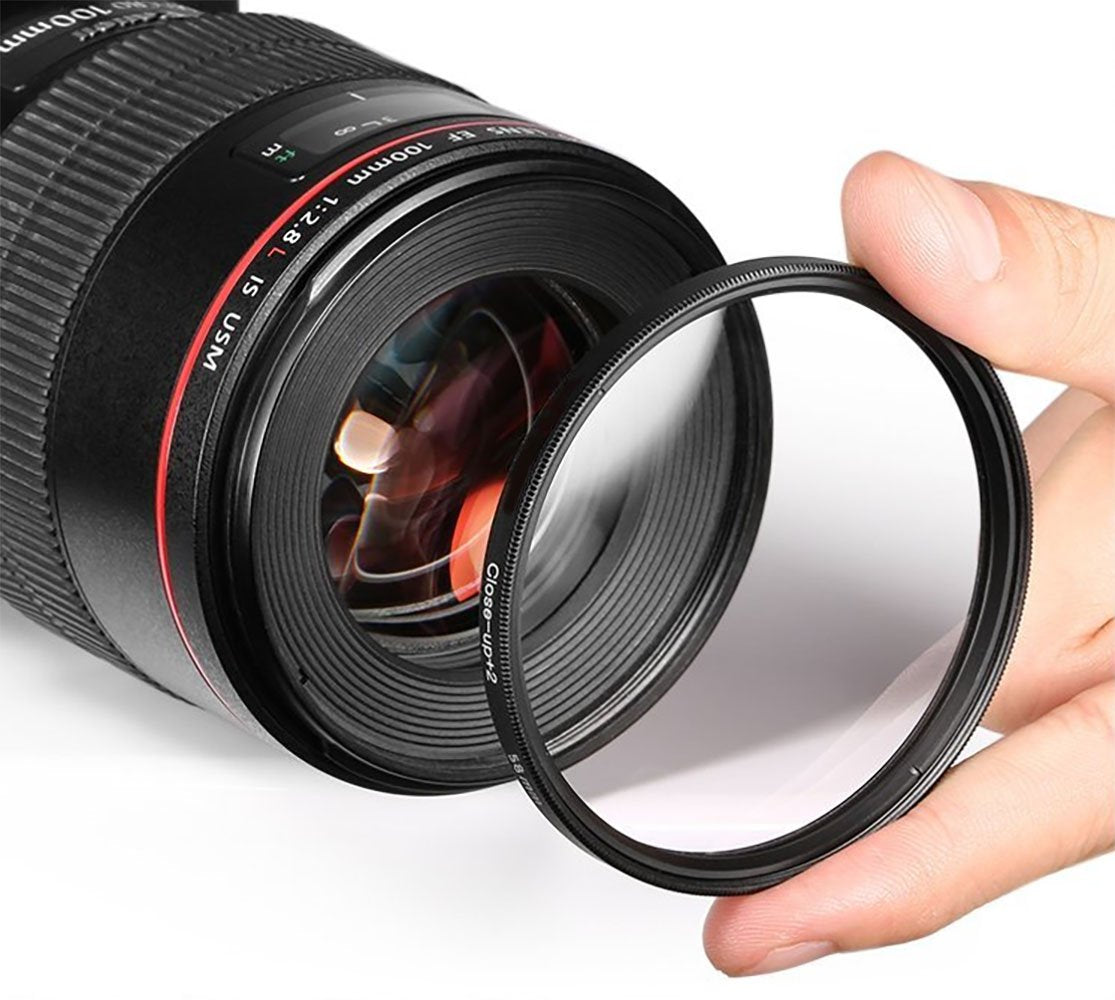 67Mm Close Up Filter Set (+1, +2, +4 And +10 Diopters) Magnificatoin Kit For Canon Rebel T6I, T6S, T7I, Eos 80D, Eos 77D Cameras
