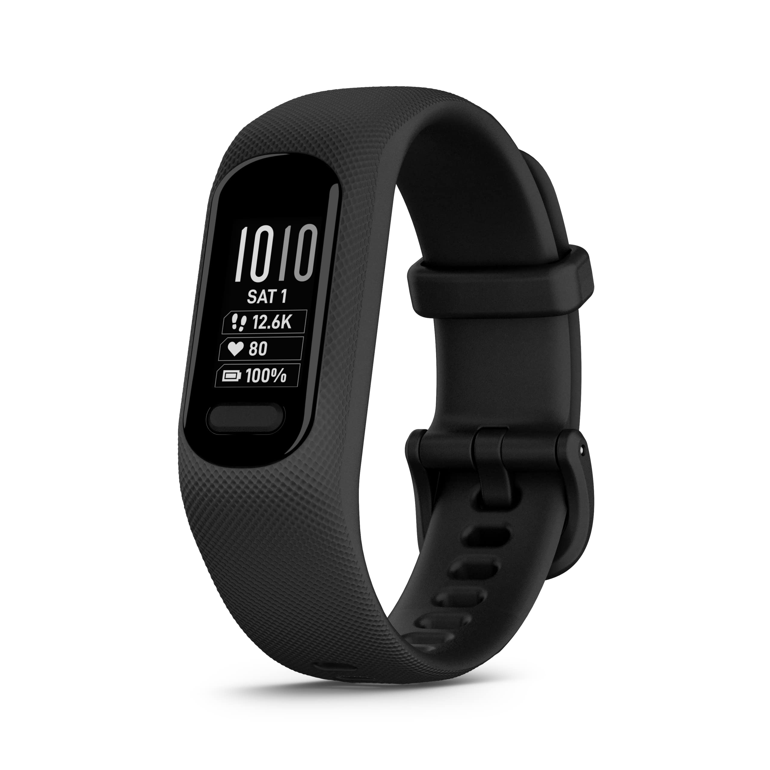 Garmin V??Osmart??5, Fitness Tracker, Long Lasting Battery, Simple Design, Black
