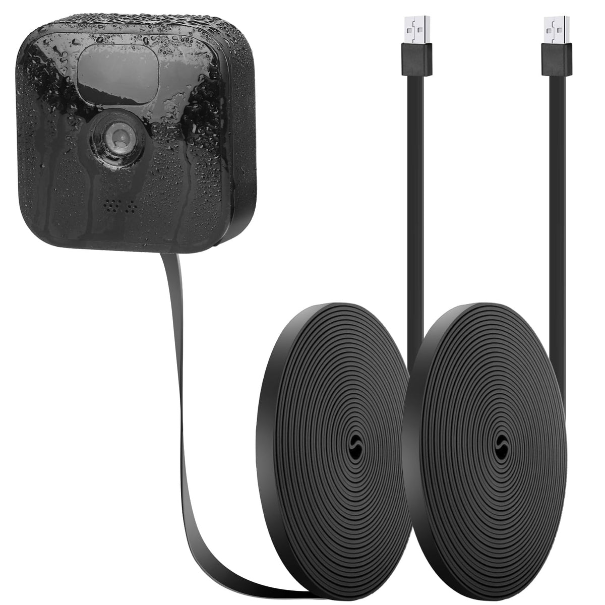 Itodos 2 Pack 10Ft/3M Power Cable Compatible With Blink Outdoor (3Rd Gen) Xt3 & Blink Xt / Xt2, Weatherproof Outdoor Power Cord,