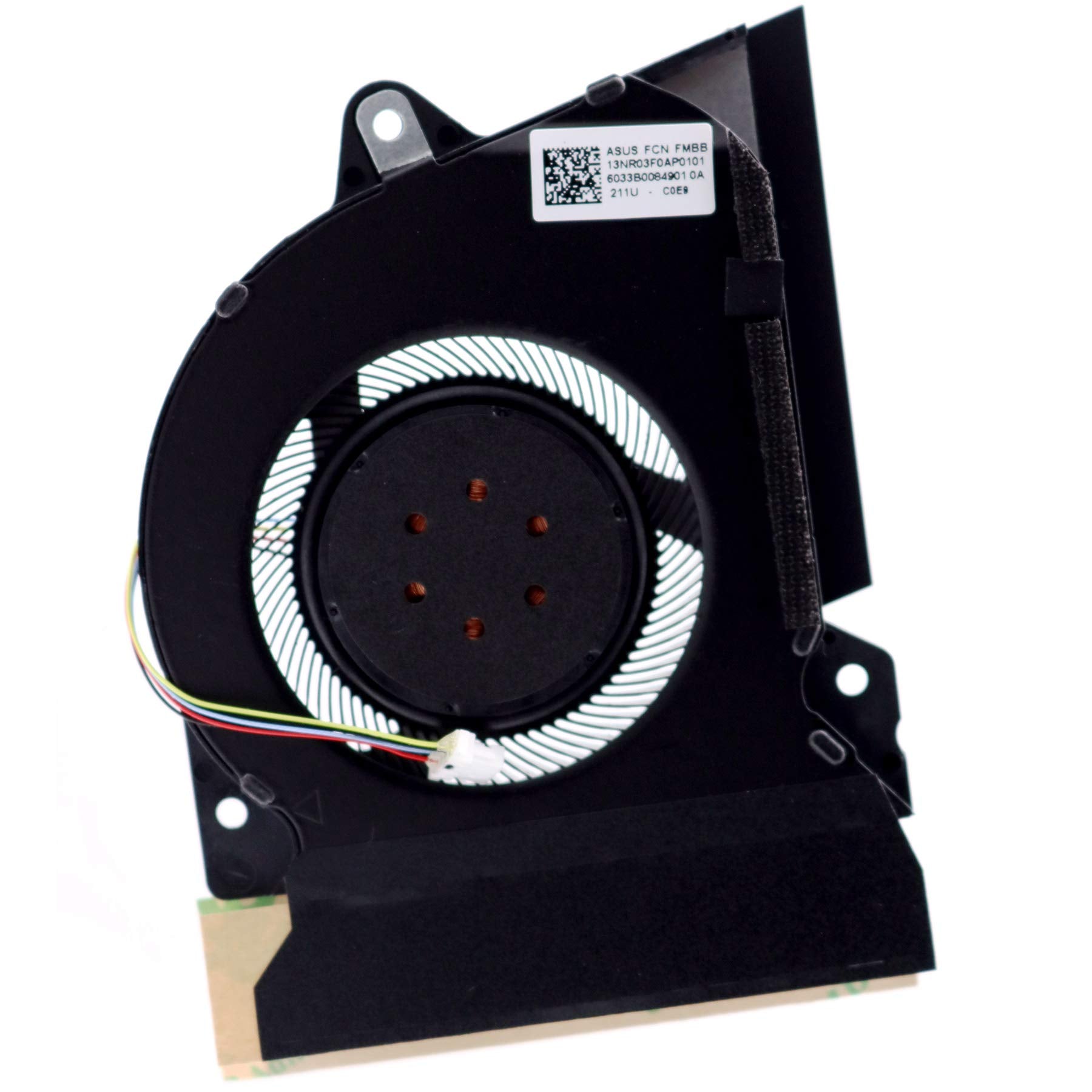 Deal4Go 12V Cpu Cooling Fan 13Nr03F0Am0801 Replacement For Asus Rog Zephyrus G14 Ga401 Ga401Iv Ga401Ii Ga401Ih Ga401Iu Bs76 Px40