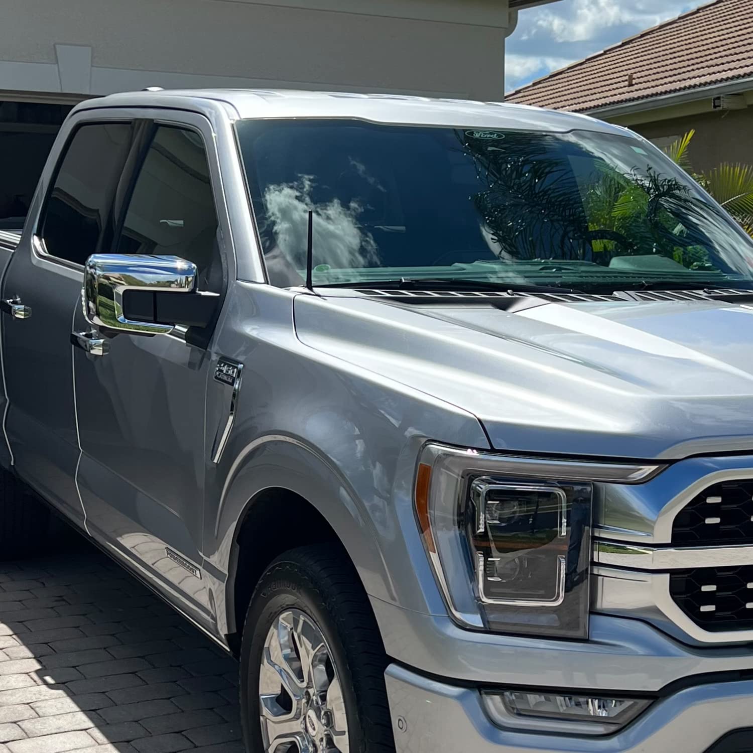 Vofono Short Antenna Fits Ford F150 F 150 2009 2025, Ford F150 Accessories Stubby Pickup F 250 F 350 2017+ Bronco Truck Antenna Replacement