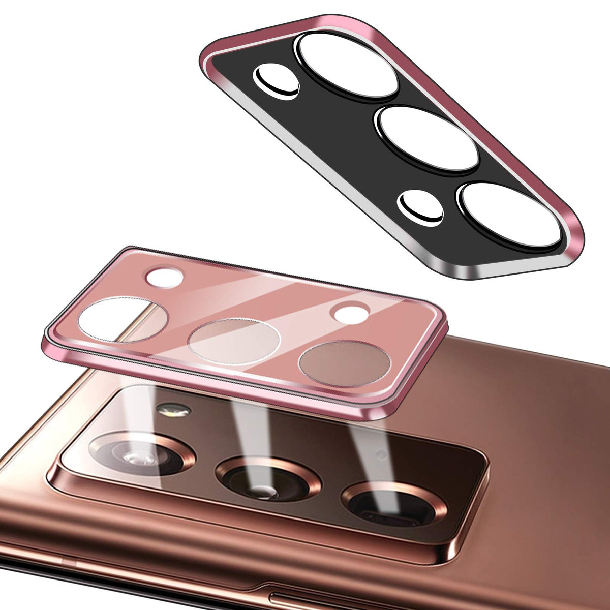 Jolojo [Not For Note 20 Ultra ] Only Compatible For Galaxy Note 20 Camera Protector Tempered Glass Screen Protector Hd [Full Cov