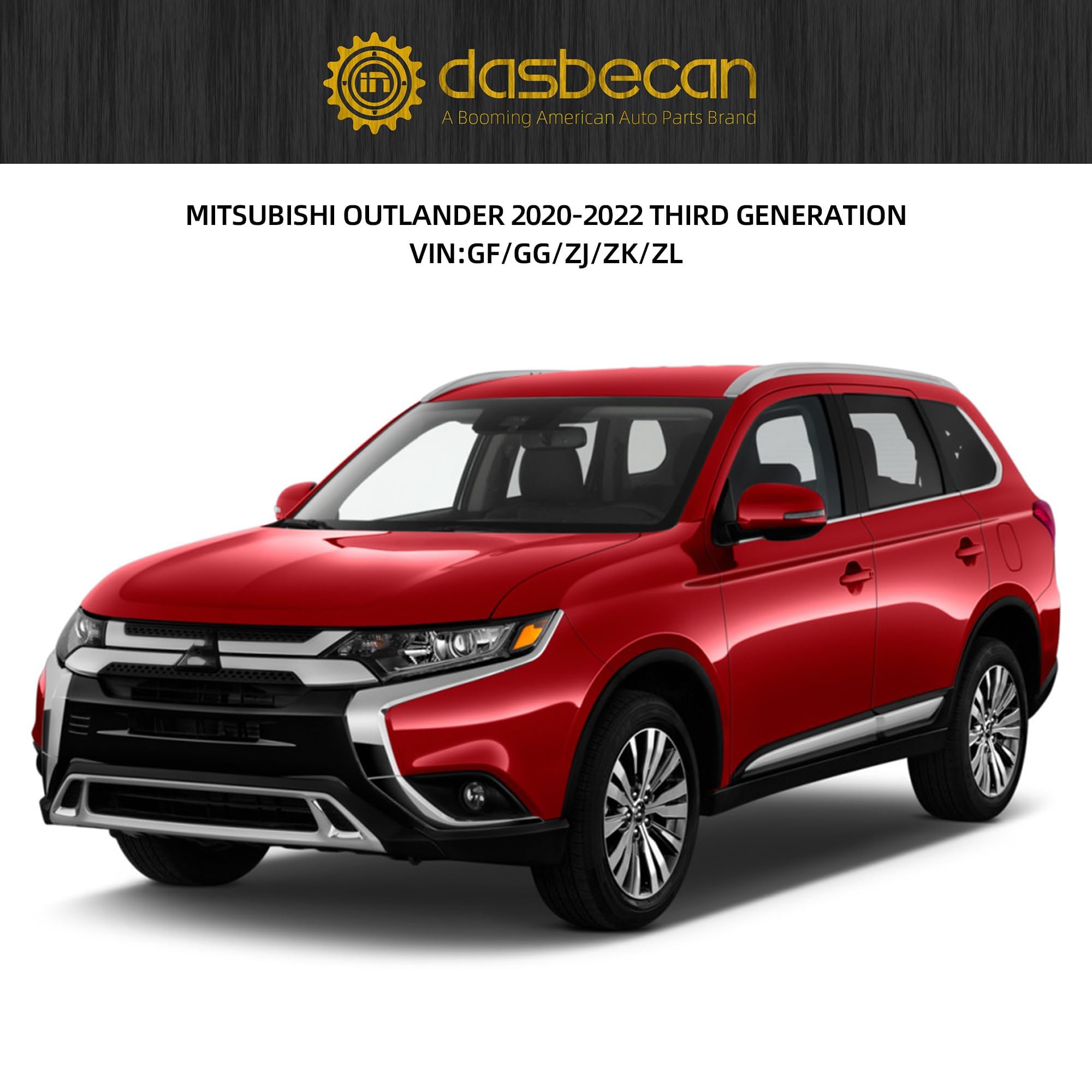 Dasbecan 8'' Touch Digitizer Lcd Screen Radio Compatible With 2020 2021 2022 Mitsubishi Outlander Replaces 8740A103 8740A098