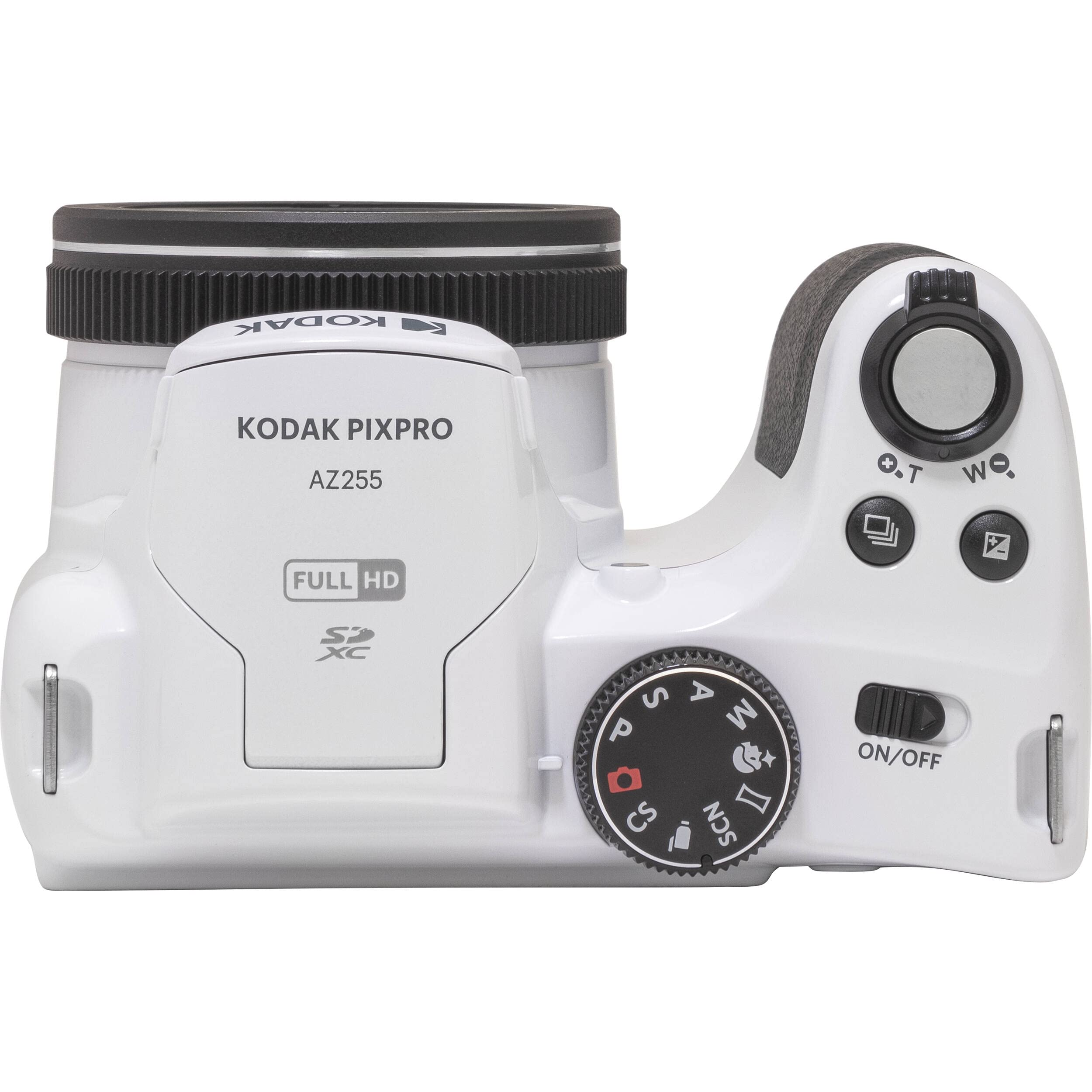 Kodak Pixpro Az255 Digital Camera + Sandisk 32Gb Memory Card (2) + Digital Camera/Video Case (White)