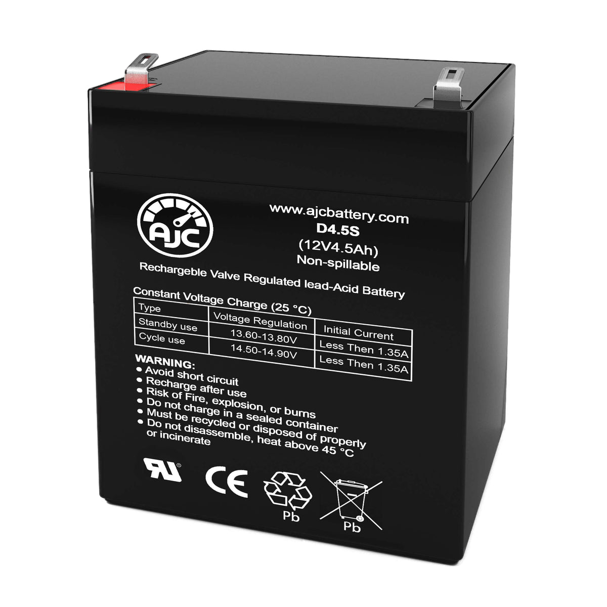Ajc Liftmaster 41B591 12V 4.5Ah Garage Door Battery   This Is An Brand Replacement