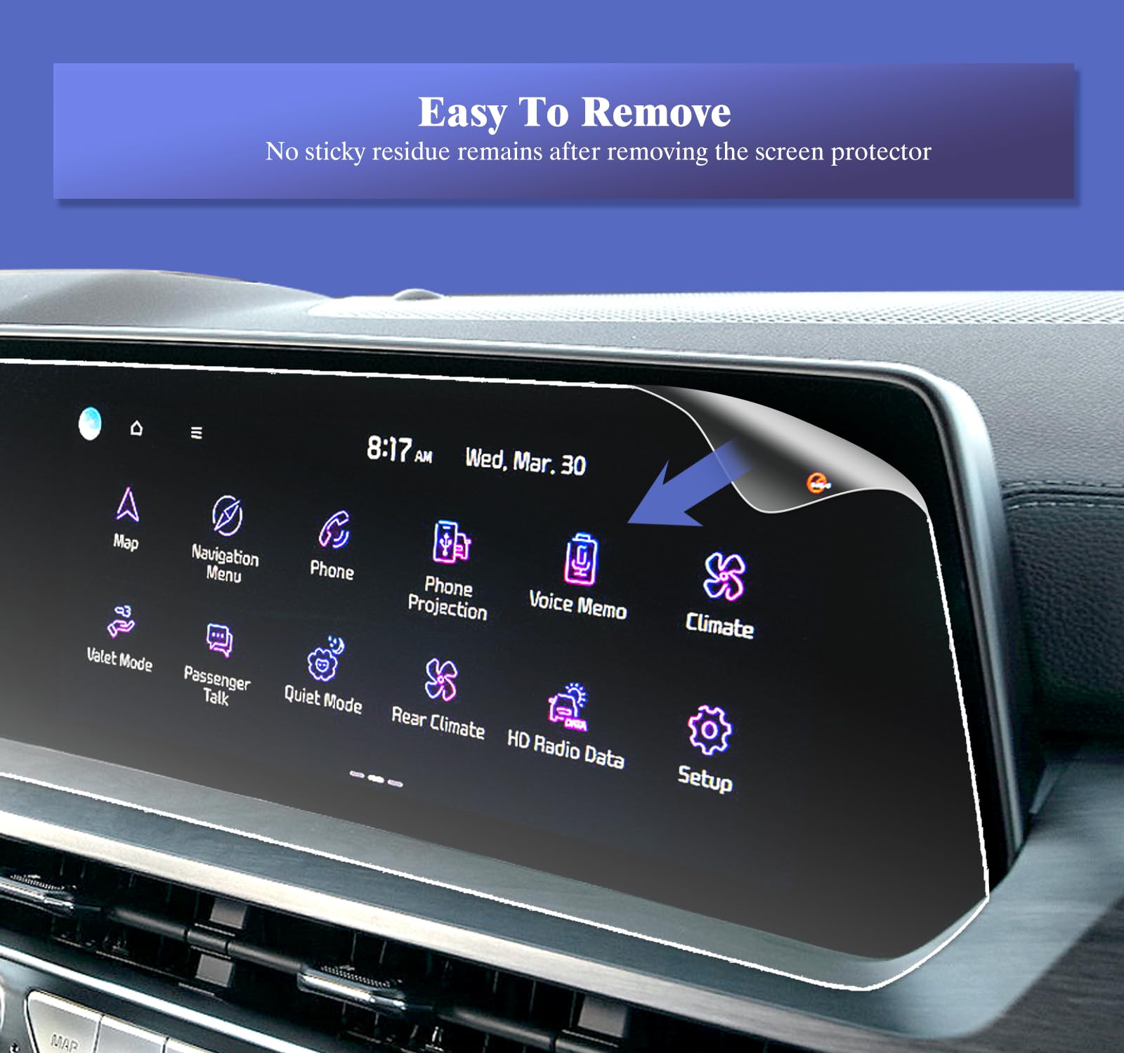 Ufgdsha 4 Pack For 2025 Kia K5 Matte Screen Protector For 2025 Kia K5 Accessories For 2025 Kia K5 Gt/Ex Nav. Dual 12.3Inch & Ac