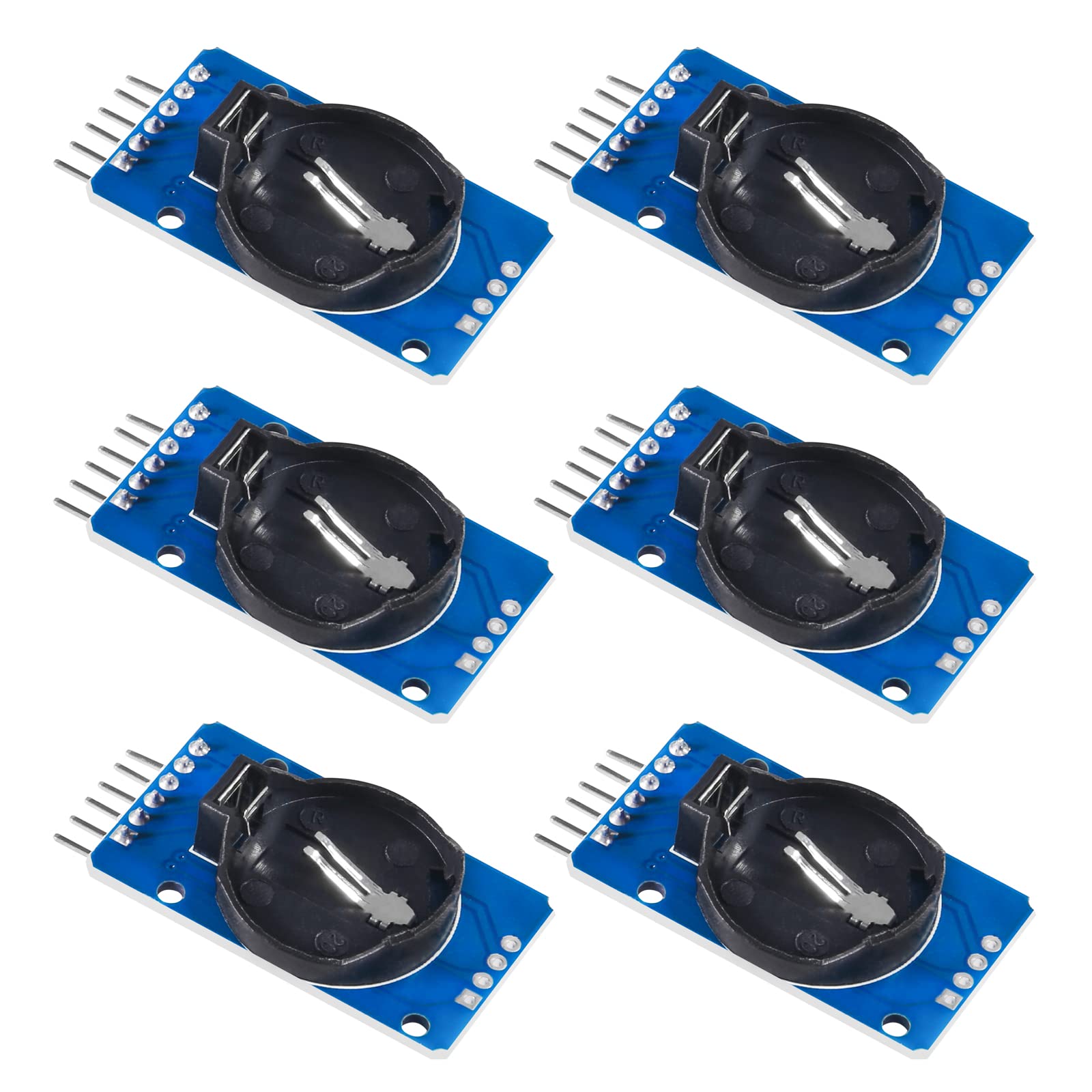 Diitao 6Pcs Real Time Clock Module Ds3231 At24C32 Iic Rtc Clock Module High Precision Rtc Module 3.3V 5.5V For Arduino For Raspb